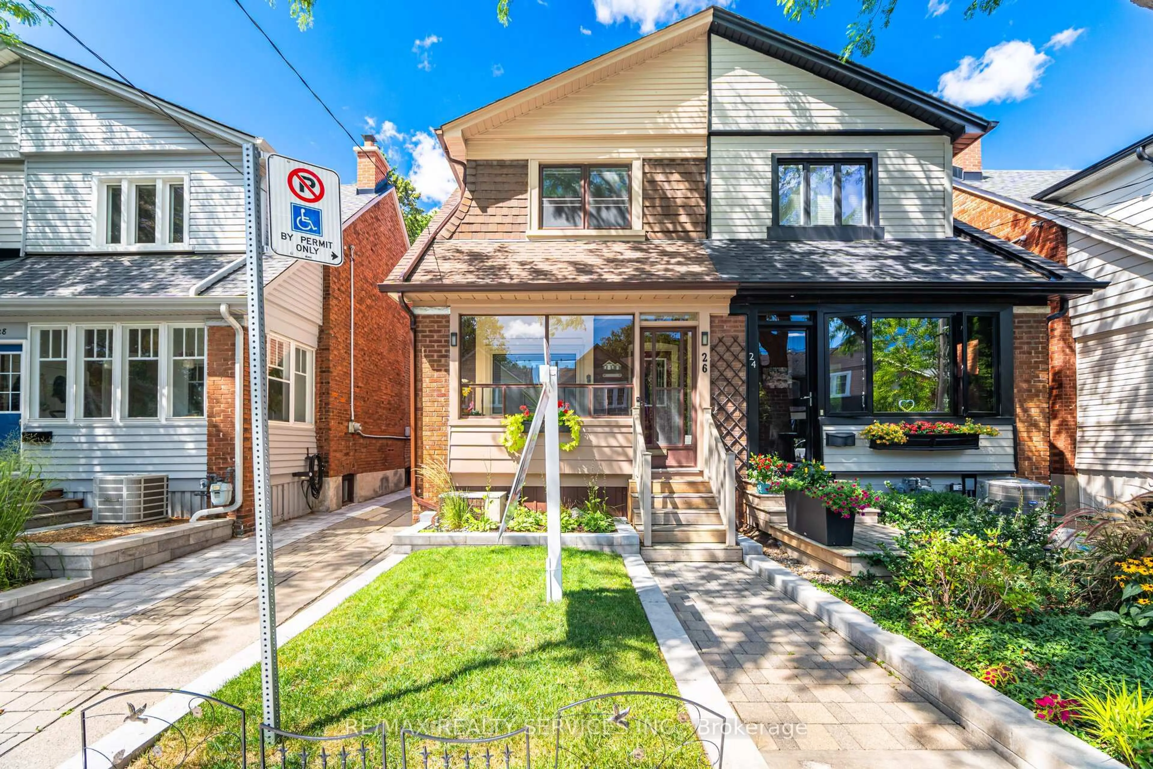 Home with brick exterior material, street for 26 Ardagh St, Toronto Ontario M6S 1Y3