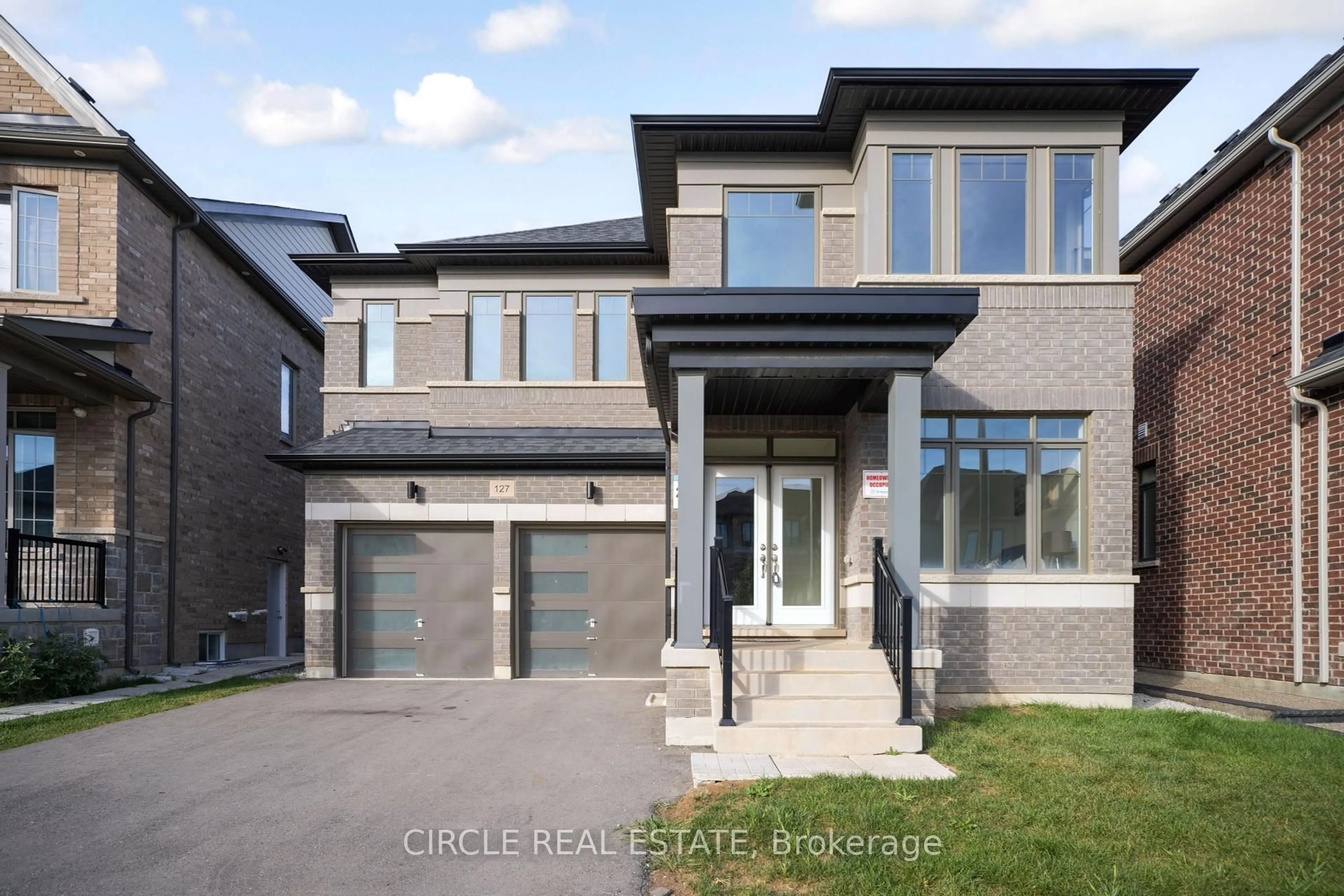 Home with brick exterior material, street for 127 petch Ave, Caledon Ontario L7C 4K3