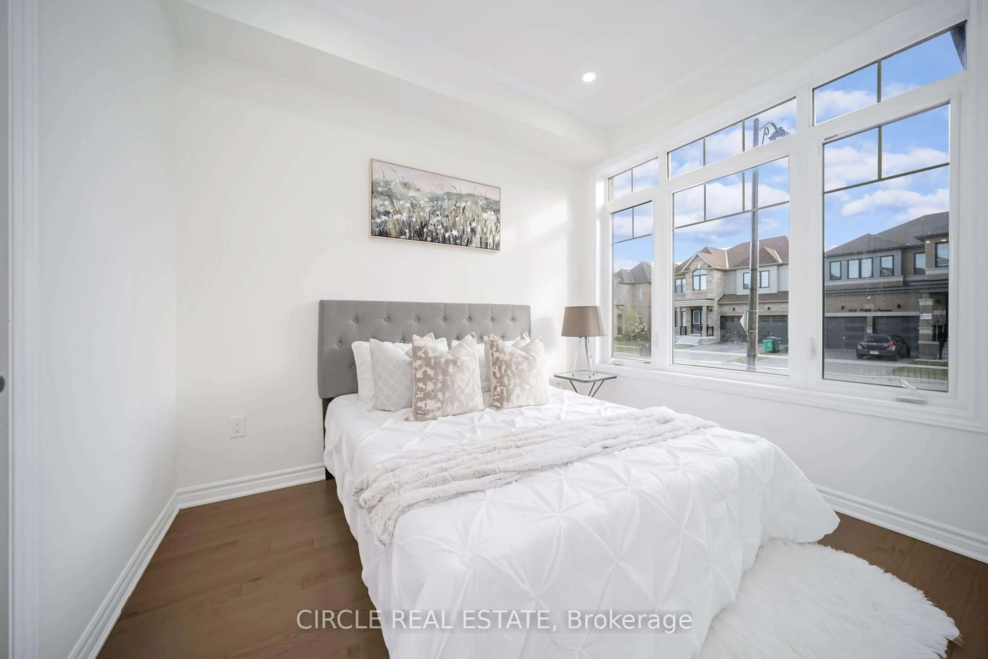 Bedroom with bed, unknown for 127 petch Ave, Caledon Ontario L7C 4K3