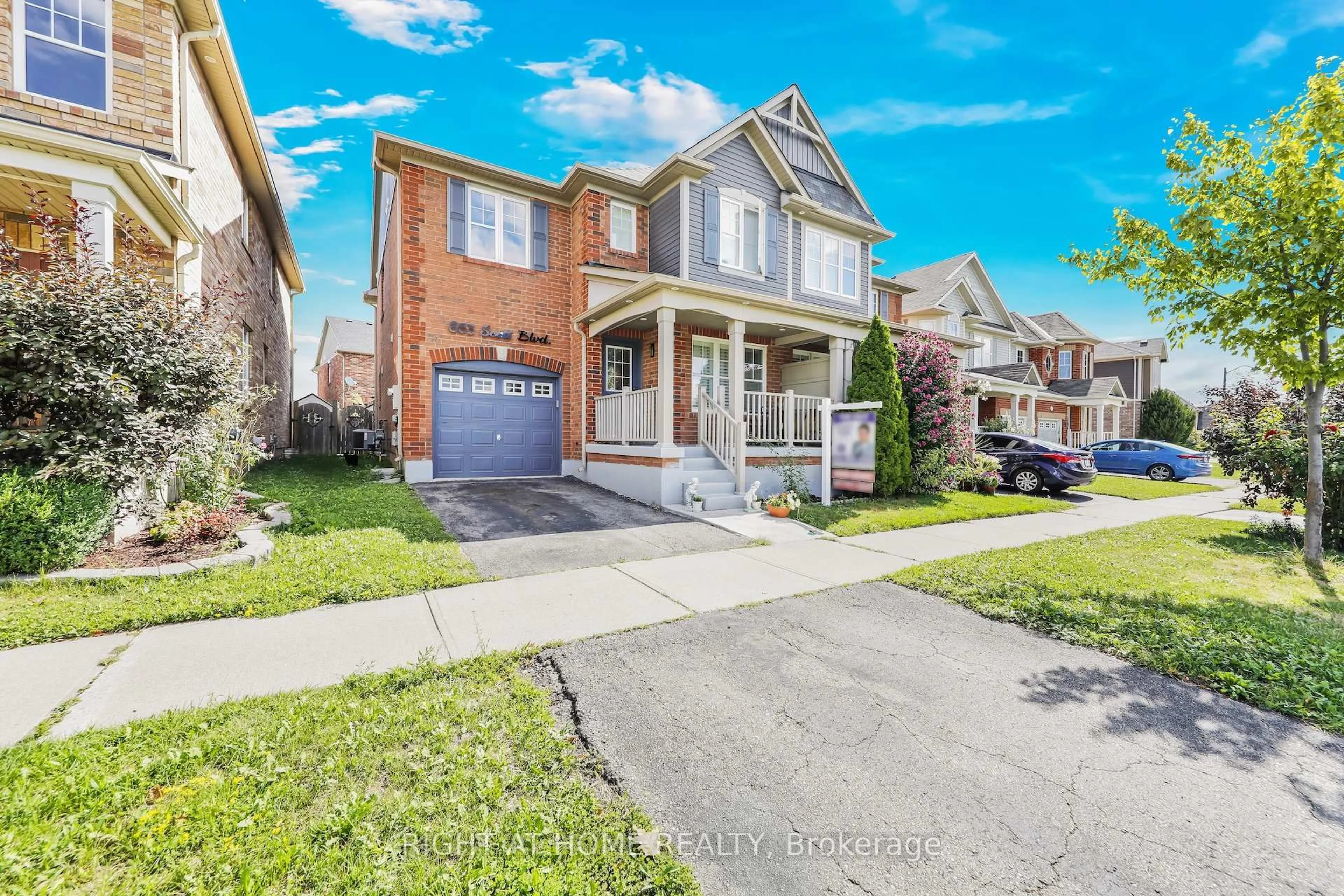 Home with brick exterior material, street for 863 Scott Blvd, Milton Ontario L9T 1N1