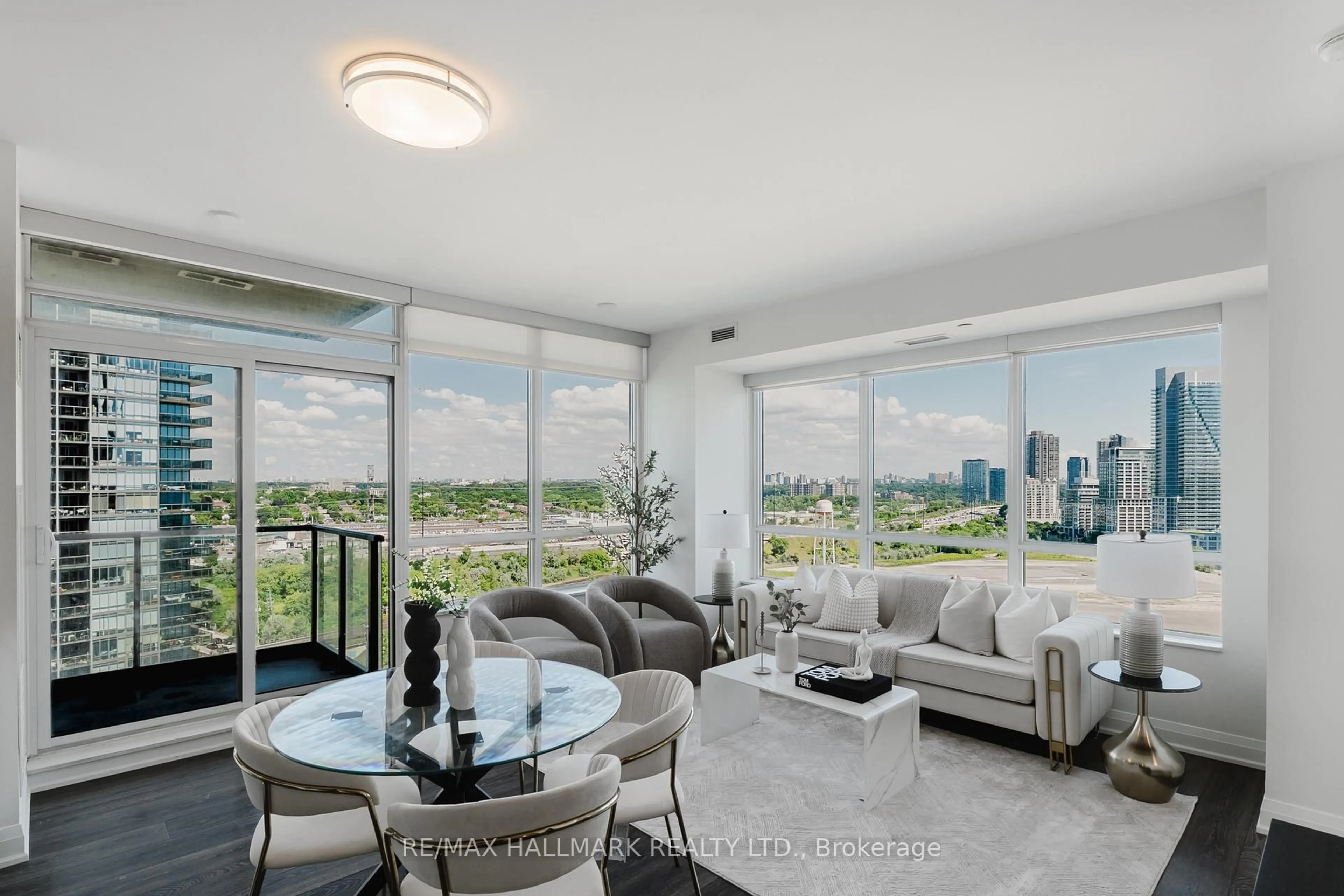 Living room with furniture, unknown for 36 PARK LAWN Rd #1609, Toronto Ontario M8V 0E5
