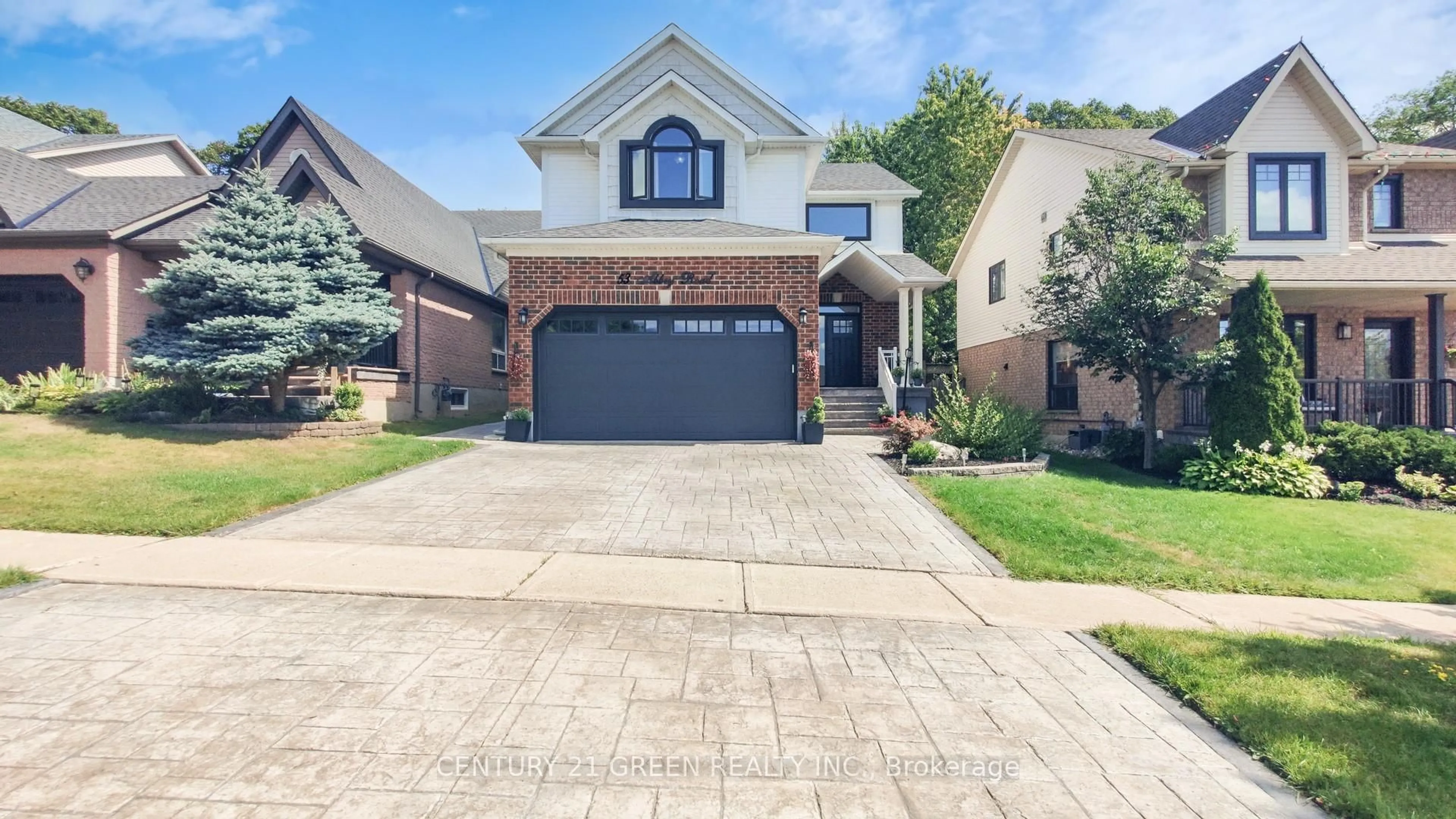 Home with brick exterior material, street for 53 Abbey Rd, Orangeville Ontario L9W 5E3