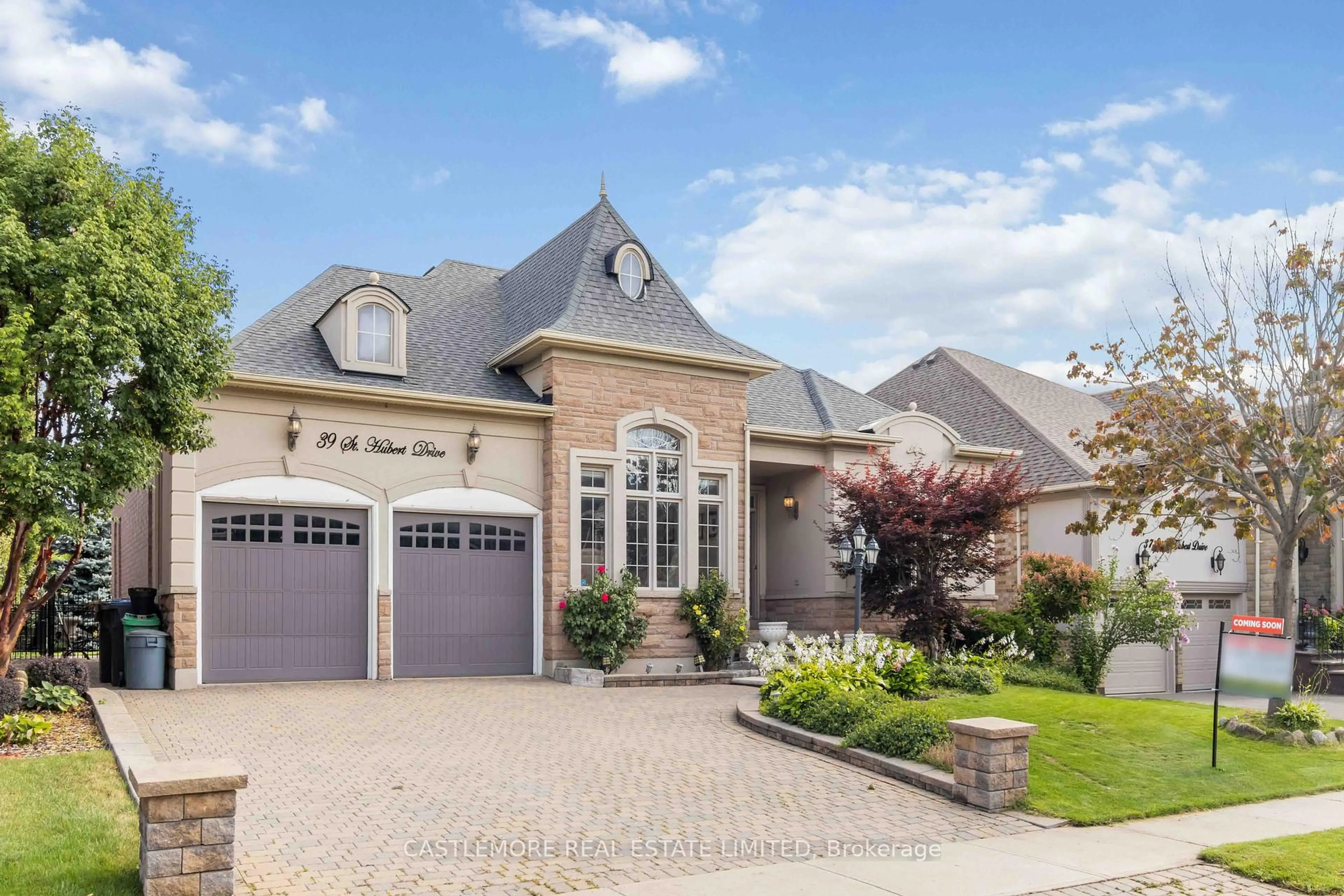 Home with brick exterior material, street for 39 Saint Hubert Dr, Brampton Ontario L6P 1W1