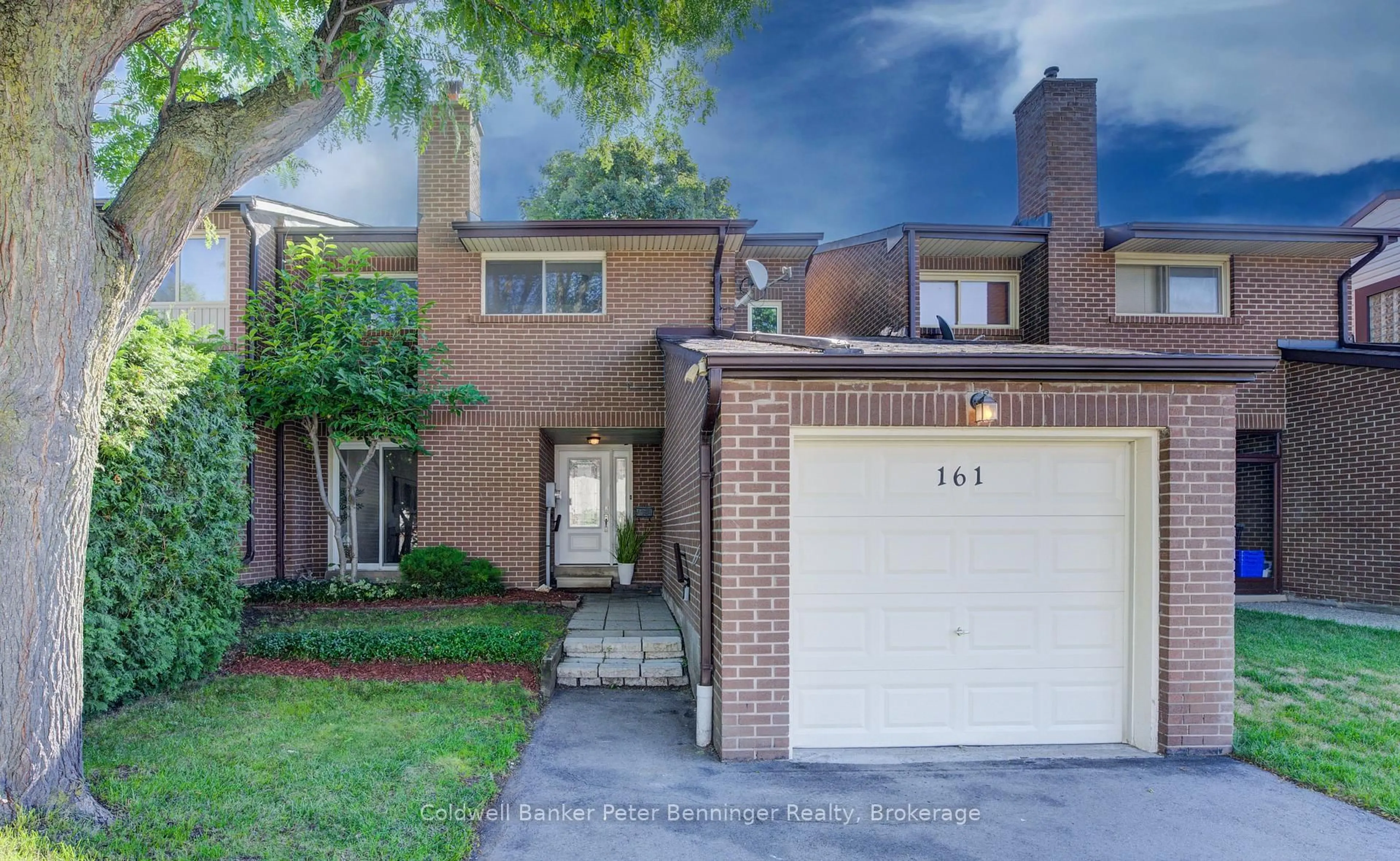 Home with brick exterior material, street for 161 Satok Cres, Milton Ontario L9T 3N9