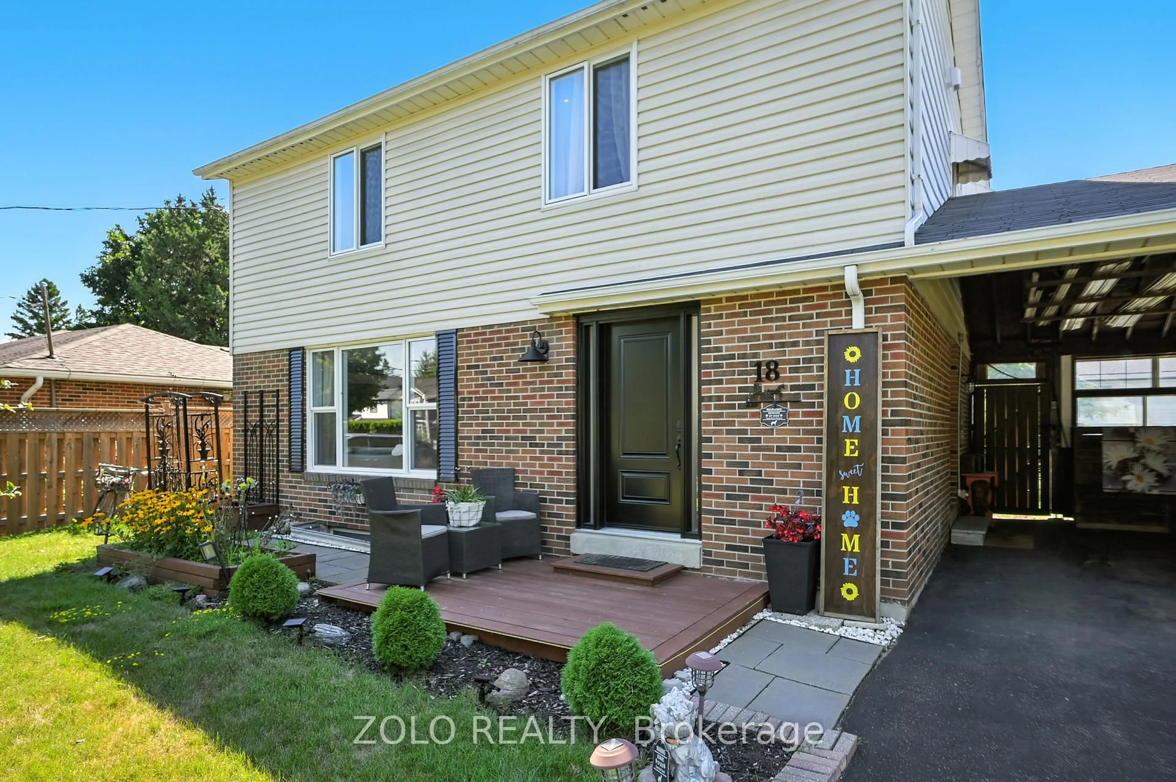 Home with brick exterior material, street for 18 Fagan Dr, Halton Hills Ontario L7G 4P3