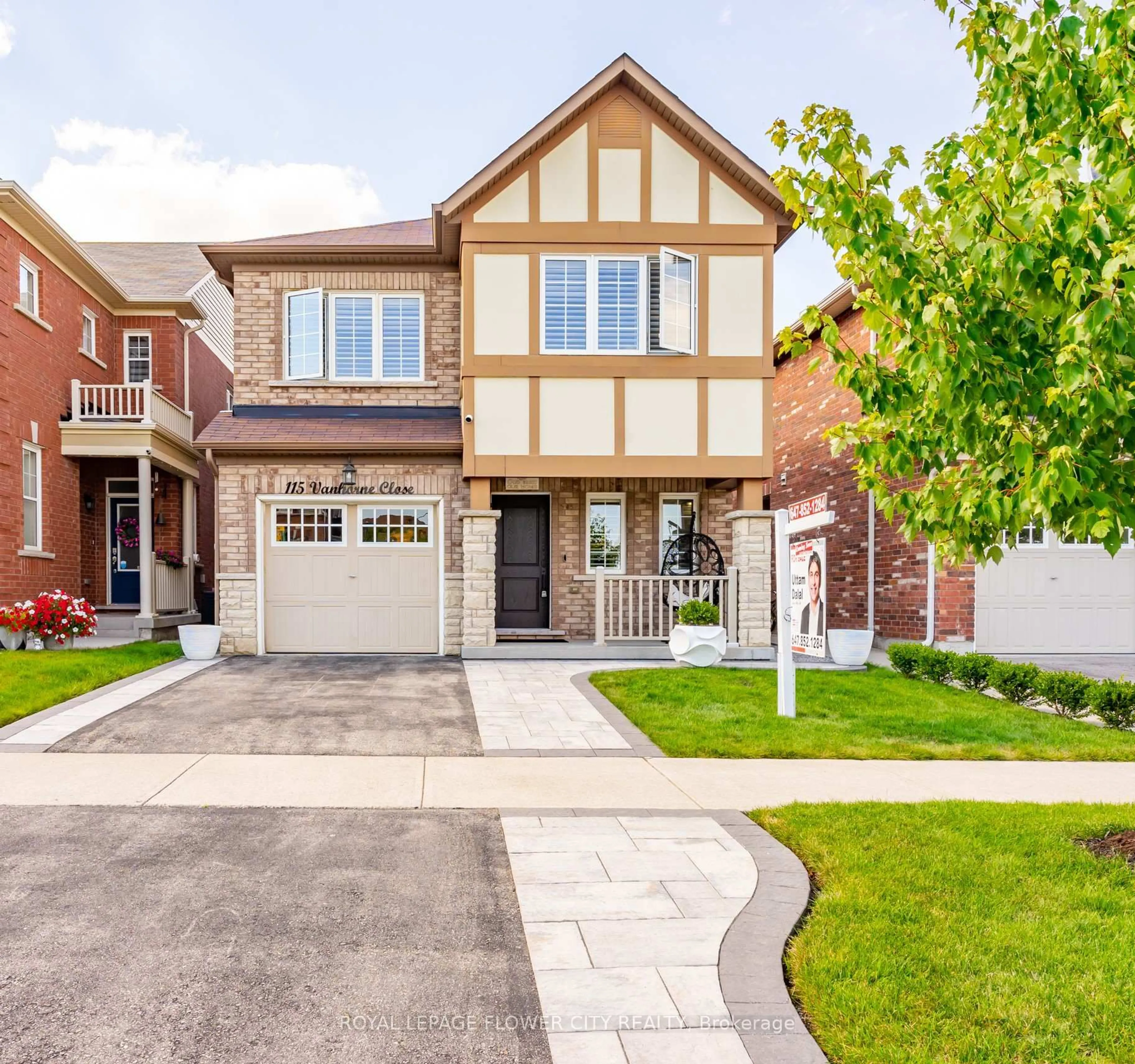 Home with brick exterior material, street for 115 Vanhorne Clse, Brampton Ontario L7A 4E9