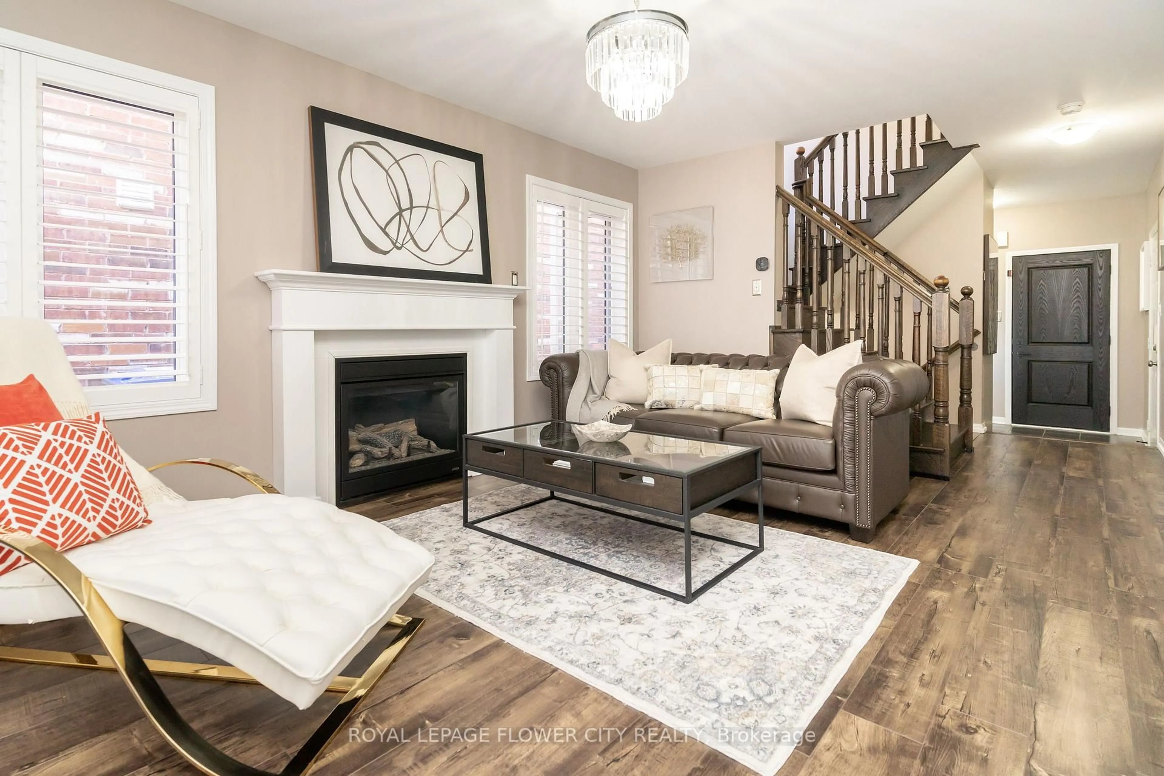 Living room with furniture, unknown for 115 Vanhorne Clse, Brampton Ontario L7A 4E9