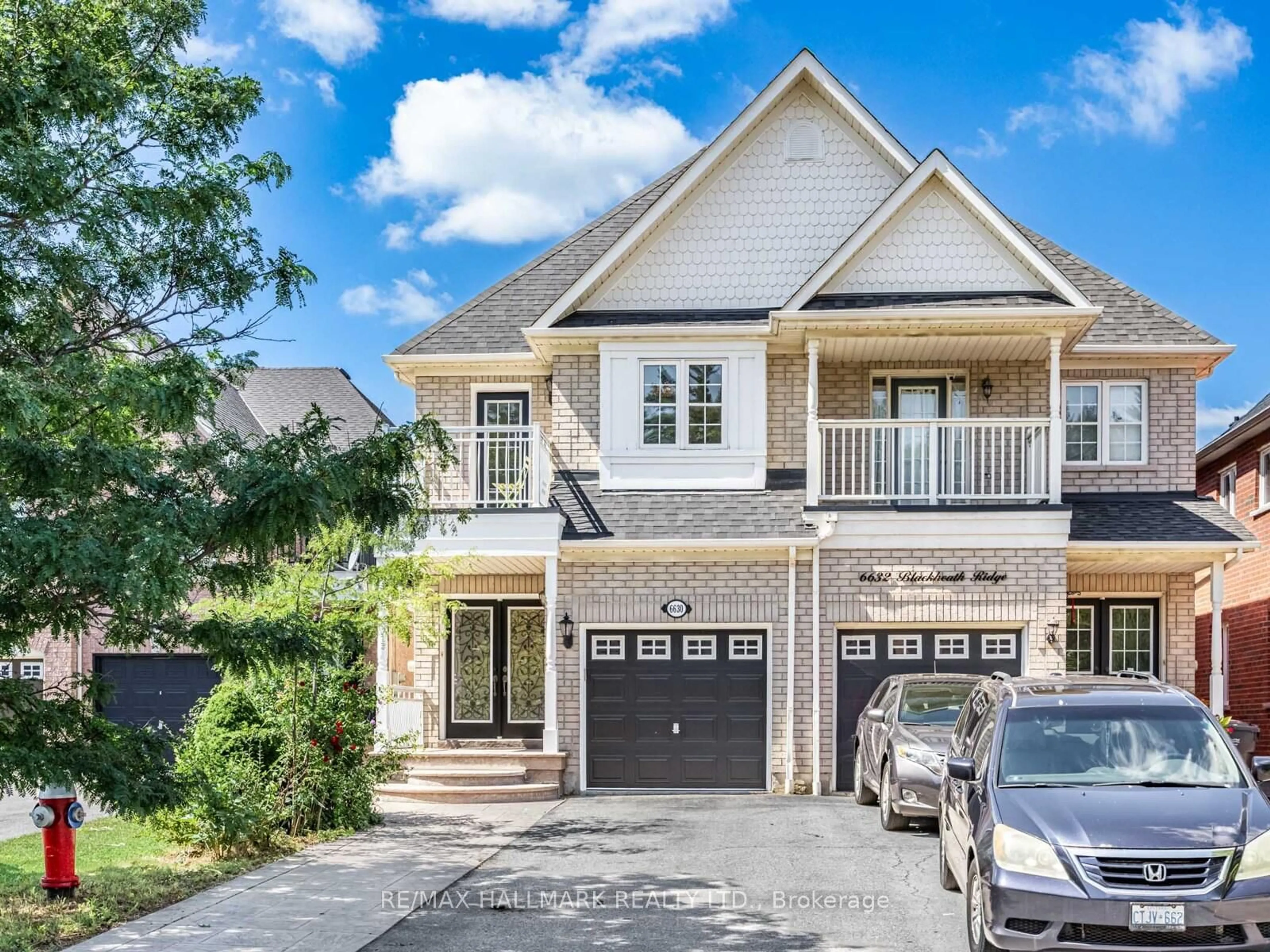 Home with brick exterior material, street for 6630 Blackheath Rdge, Mississauga Ontario L5W 1Z7