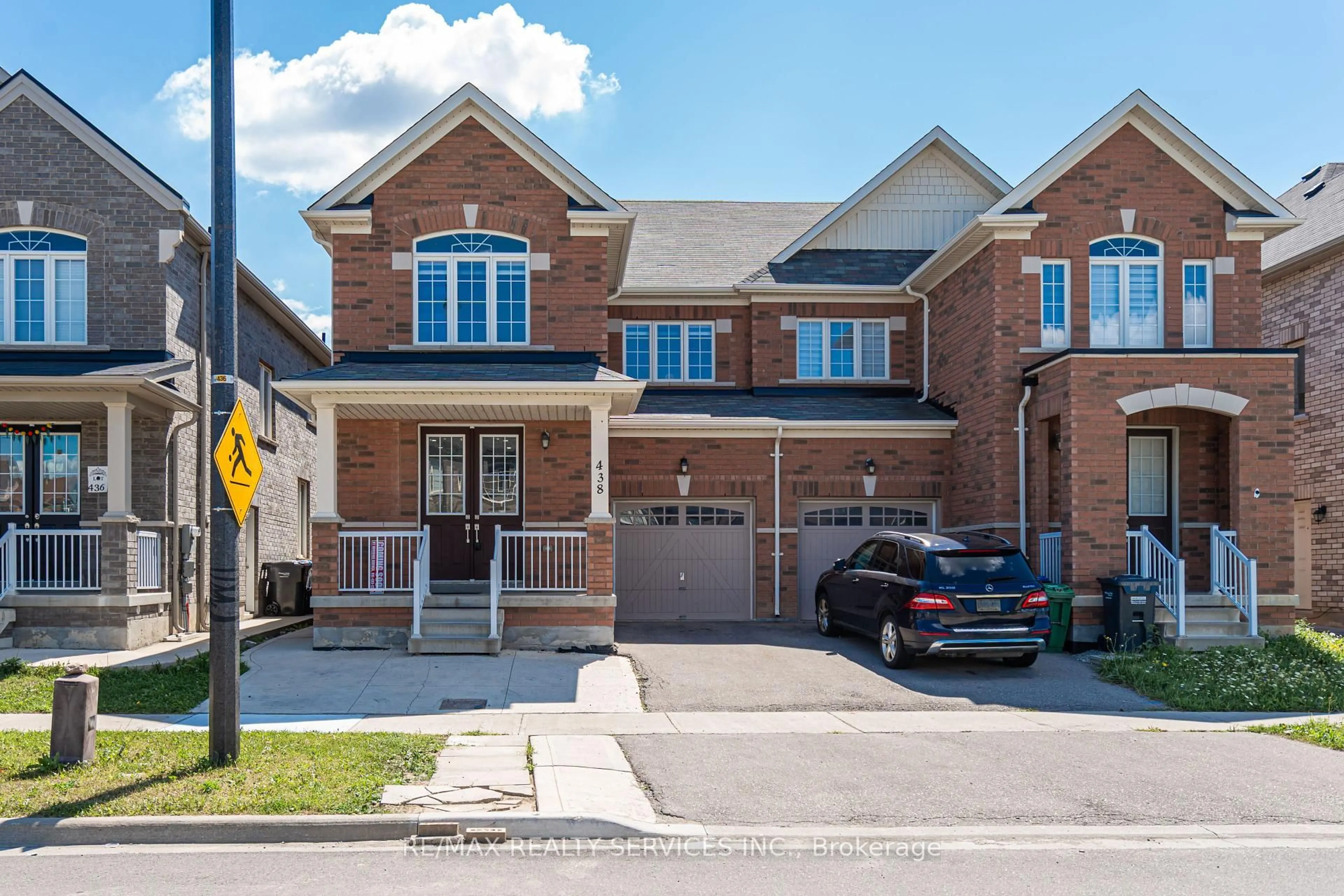 Home with brick exterior material, street for 438 Royal West Dr, Brampton Ontario L6X 5K1