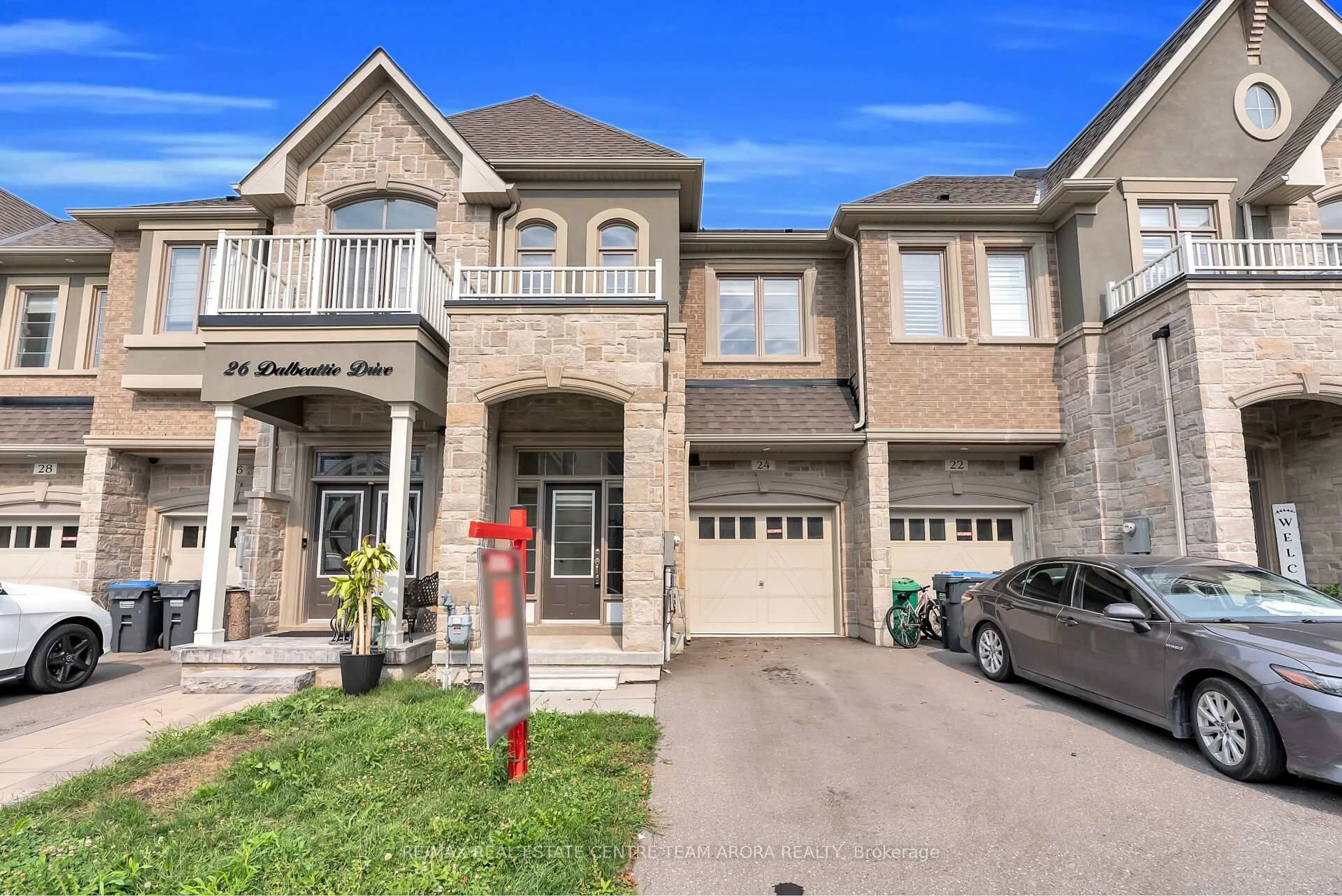 Home with brick exterior material, street for 24 Dalbeattie Dr, Brampton Ontario L6Y 6H6
