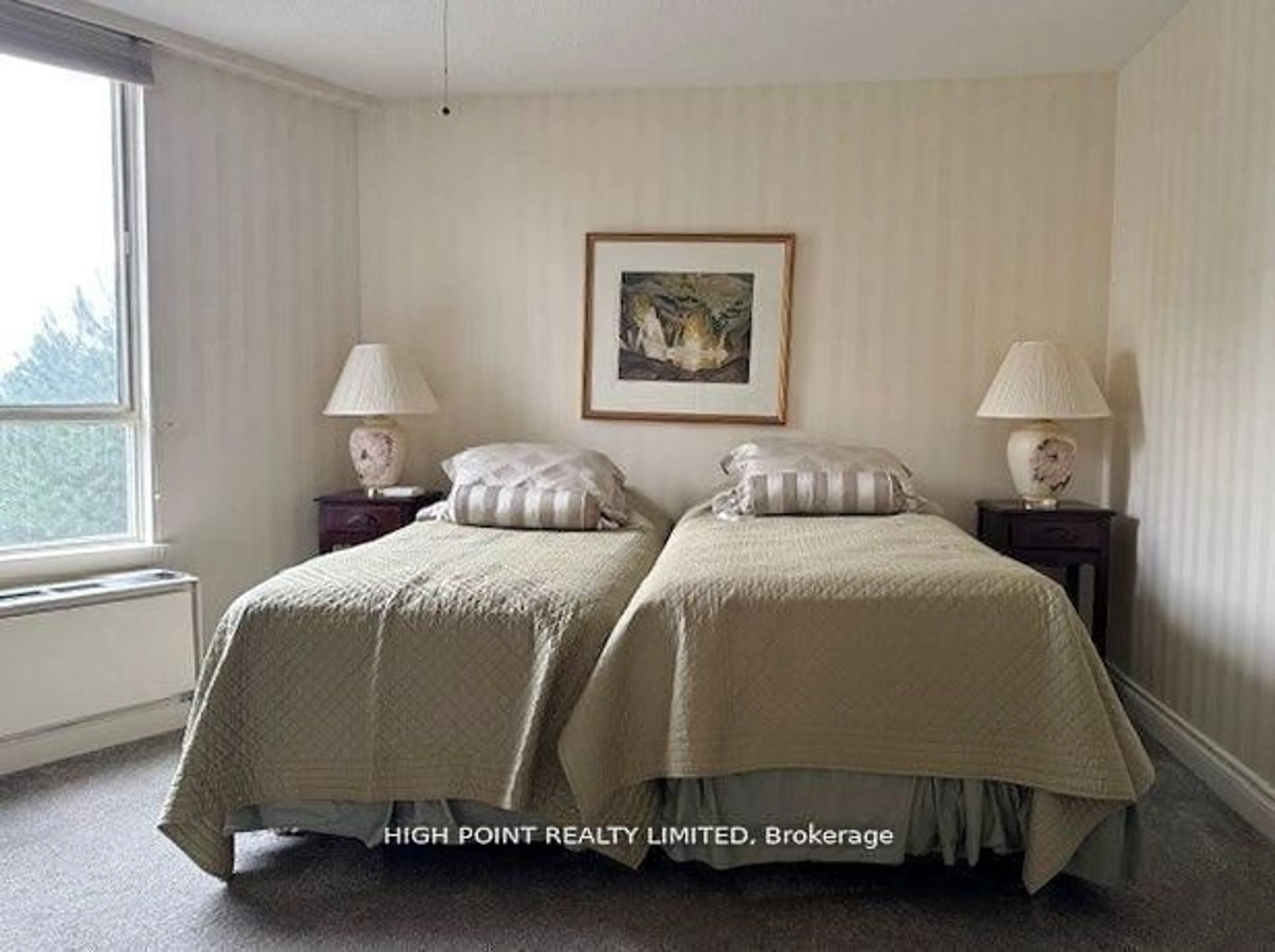 Bedroom with bed, unknown for 296 Mill Rd #A21, Toronto Ontario M9C 4X8
