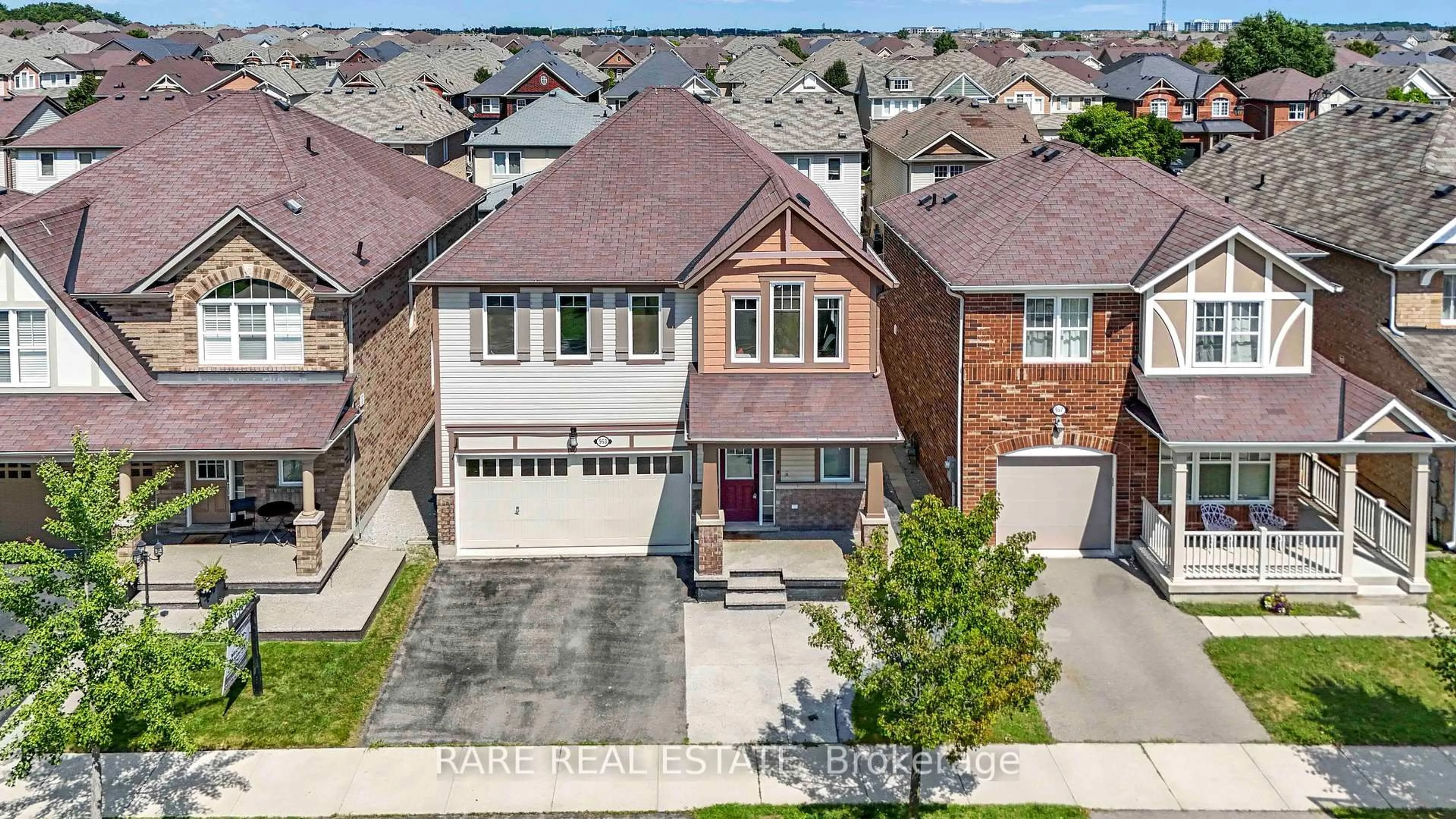 A pic from outside/outdoor area/front of a property/back of a property/a pic from drone, street for 953 Rigo Cross, Milton Ontario L9T 8C5