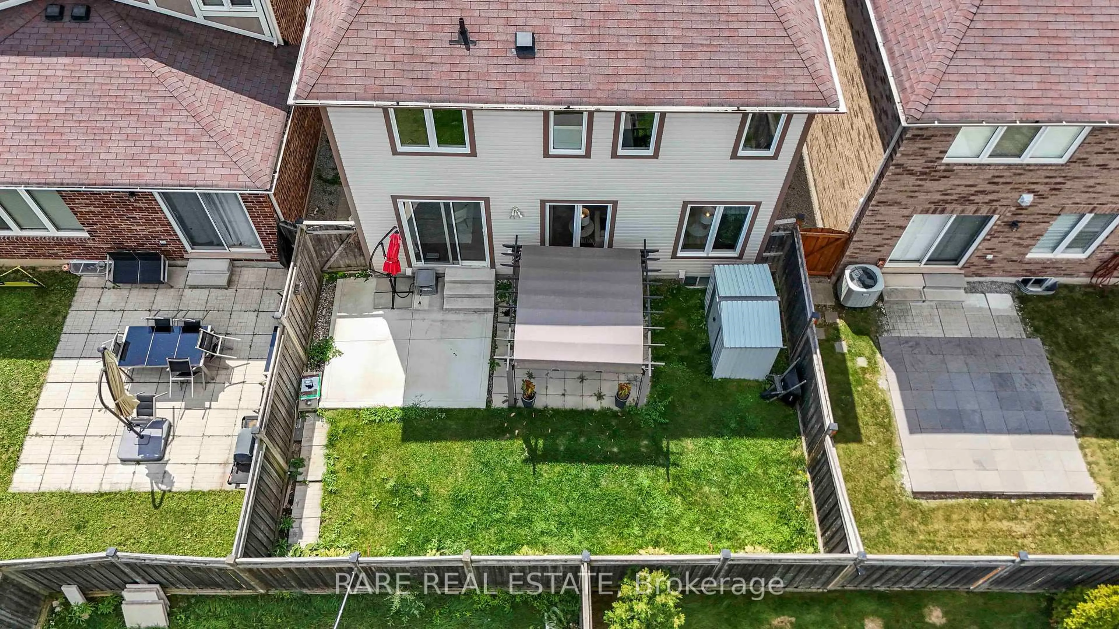 A pic from outside/outdoor area/front of a property/back of a property/a pic from drone, street for 953 Rigo Cross, Milton Ontario L9T 8C5
