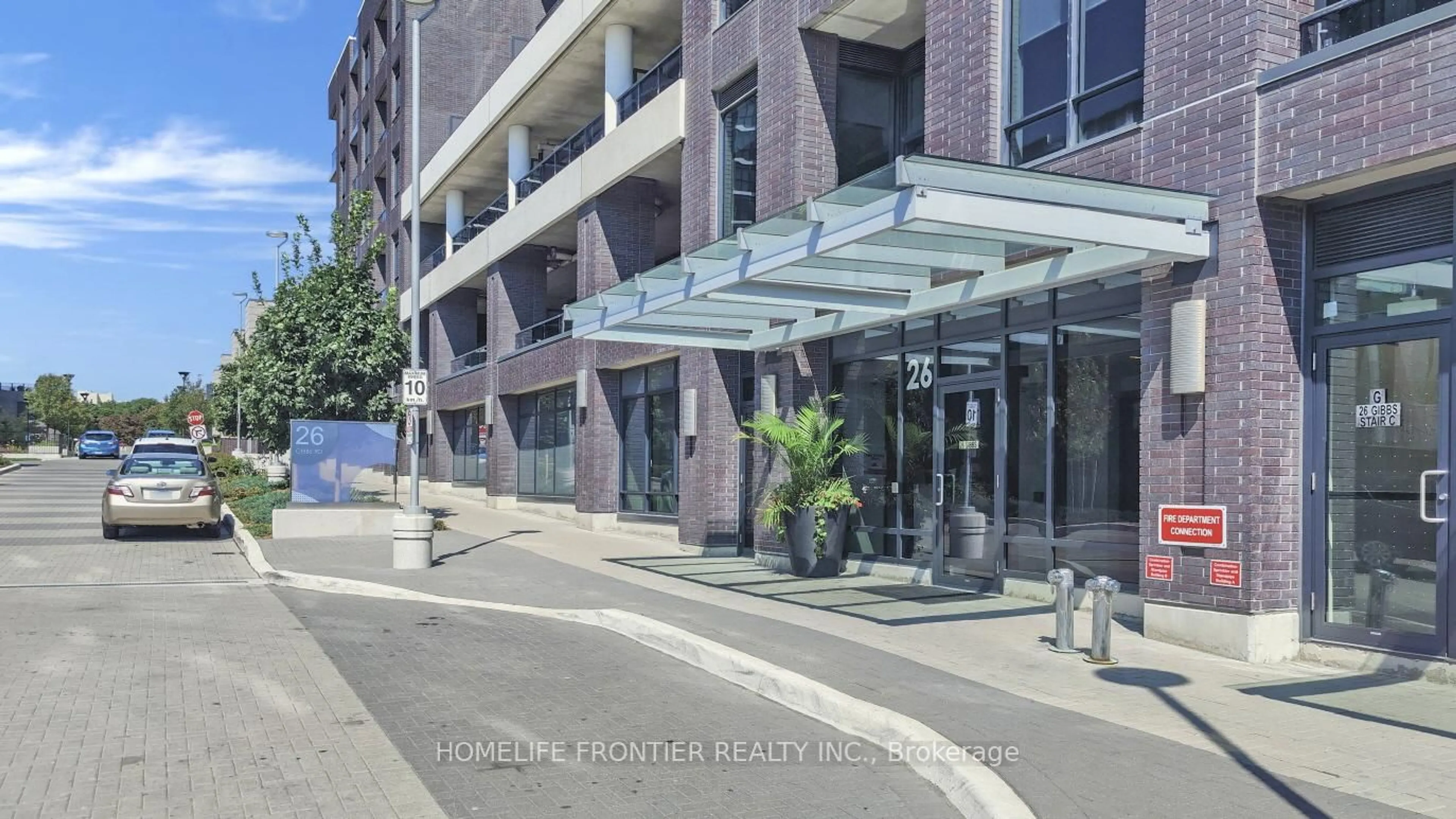 Indoor foyer for 26 Gibbs Rd #741, Toronto Ontario M9B 6L6