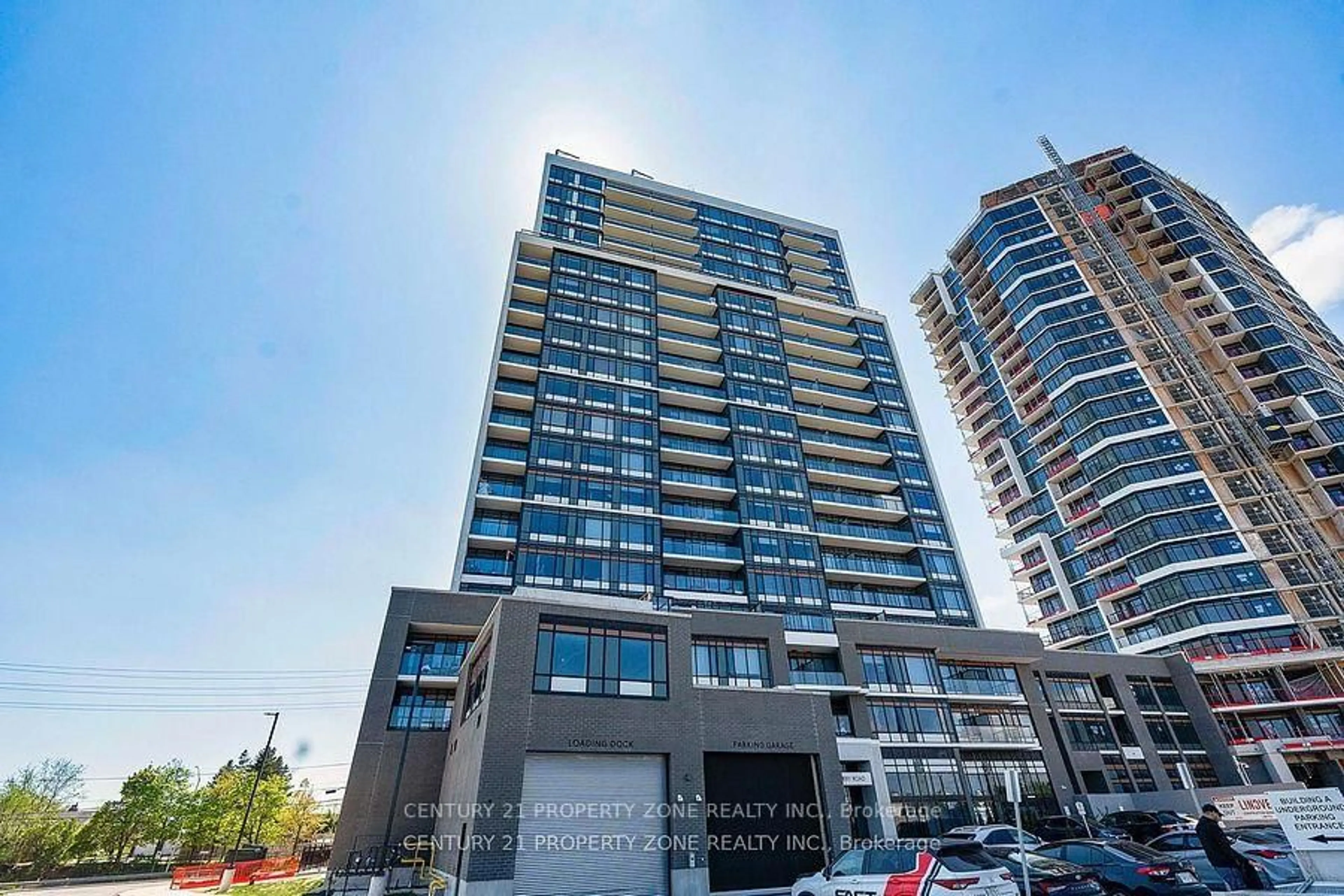 A pic from outside/outdoor area/front of a property/back of a property/a pic from drone, city buildings view from balcony for 8010 Derry Rd #1505, Milton Ontario L9T 9N3