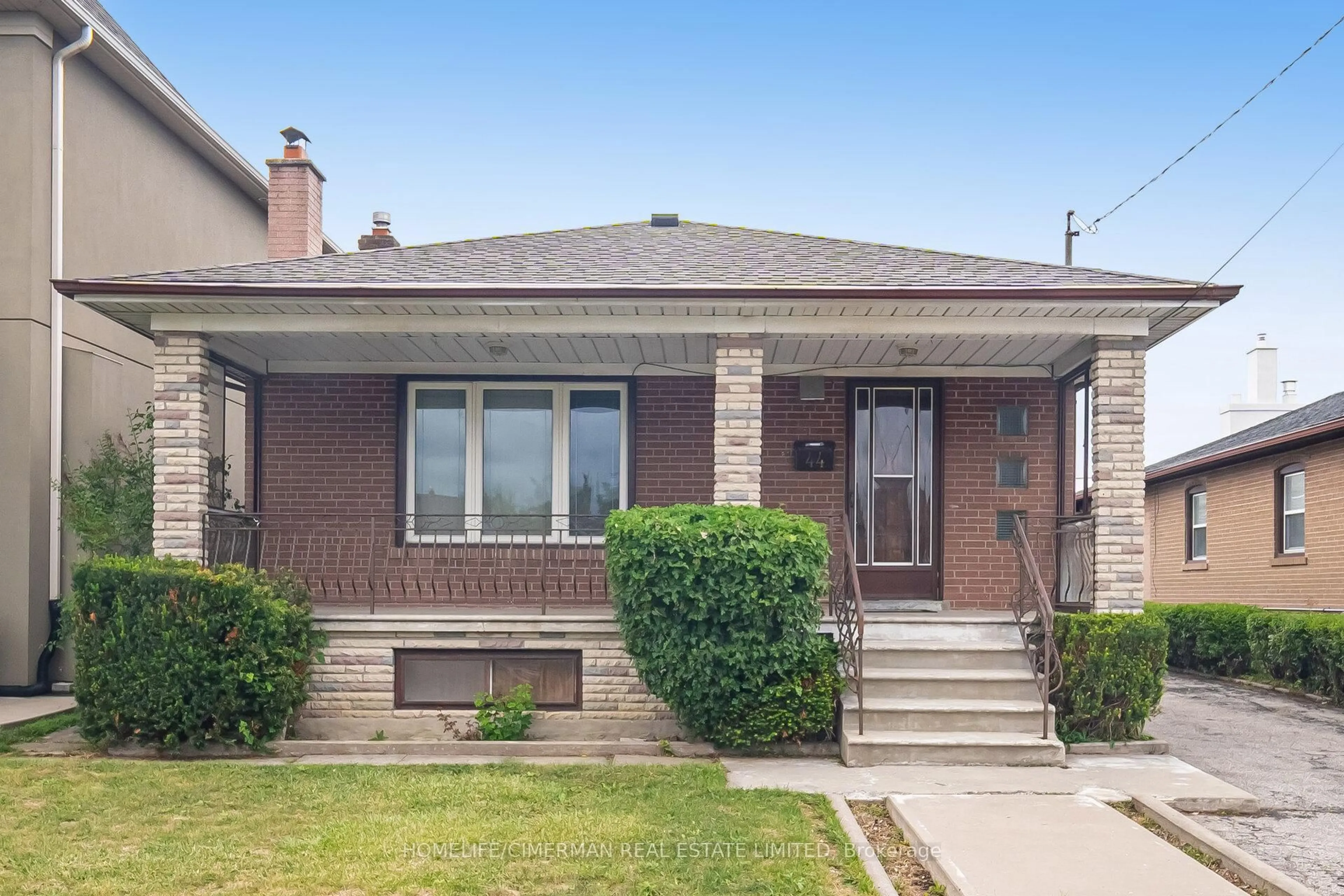 Home with brick exterior material, street for 44 Plewes Rd, Toronto Ontario M3K 1K5