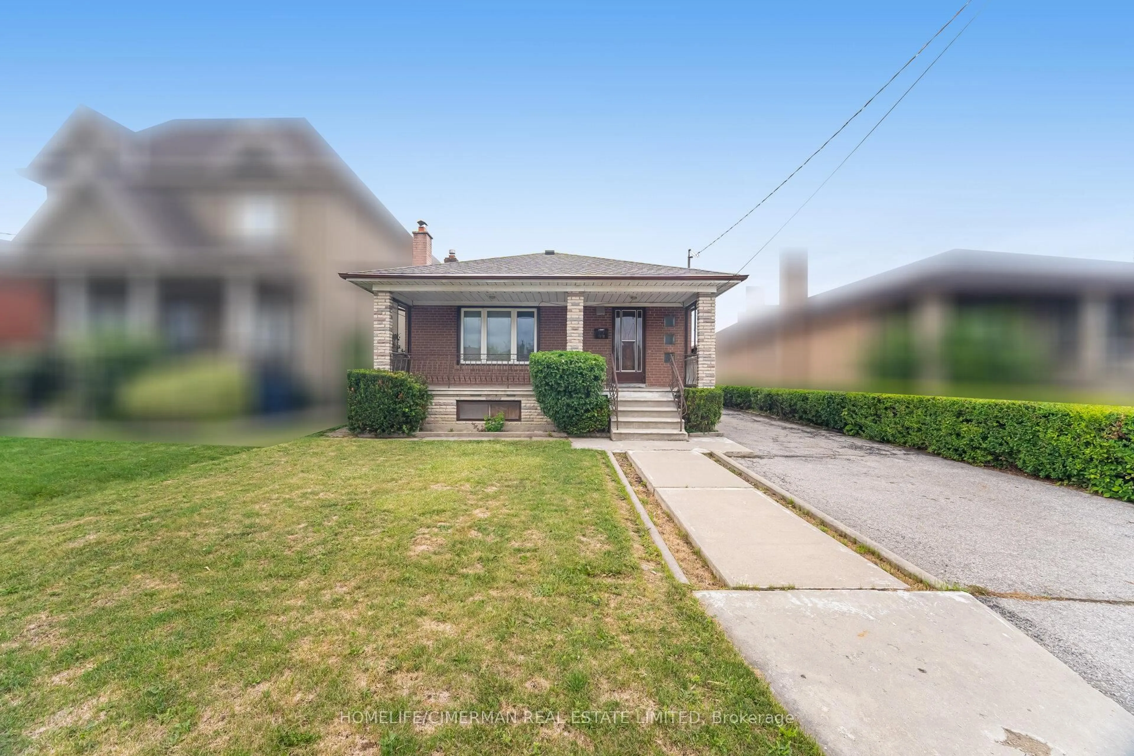 Home with brick exterior material, street for 44 Plewes Rd, Toronto Ontario M3K 1K5