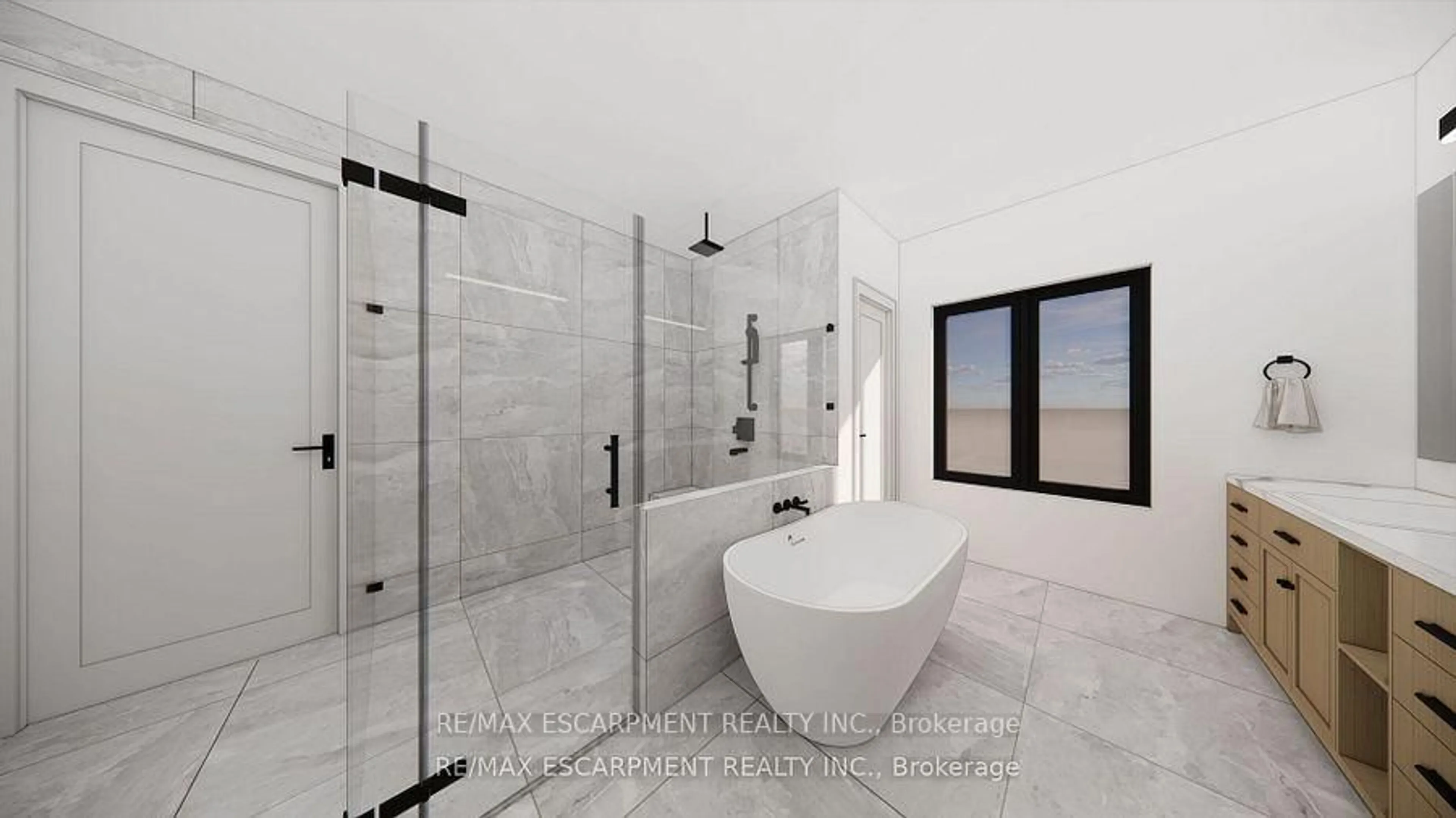 Contemporary bathroom, ceramic/tile floor for 2354 Eighth Line, Oakville Ontario L6H 7E6
