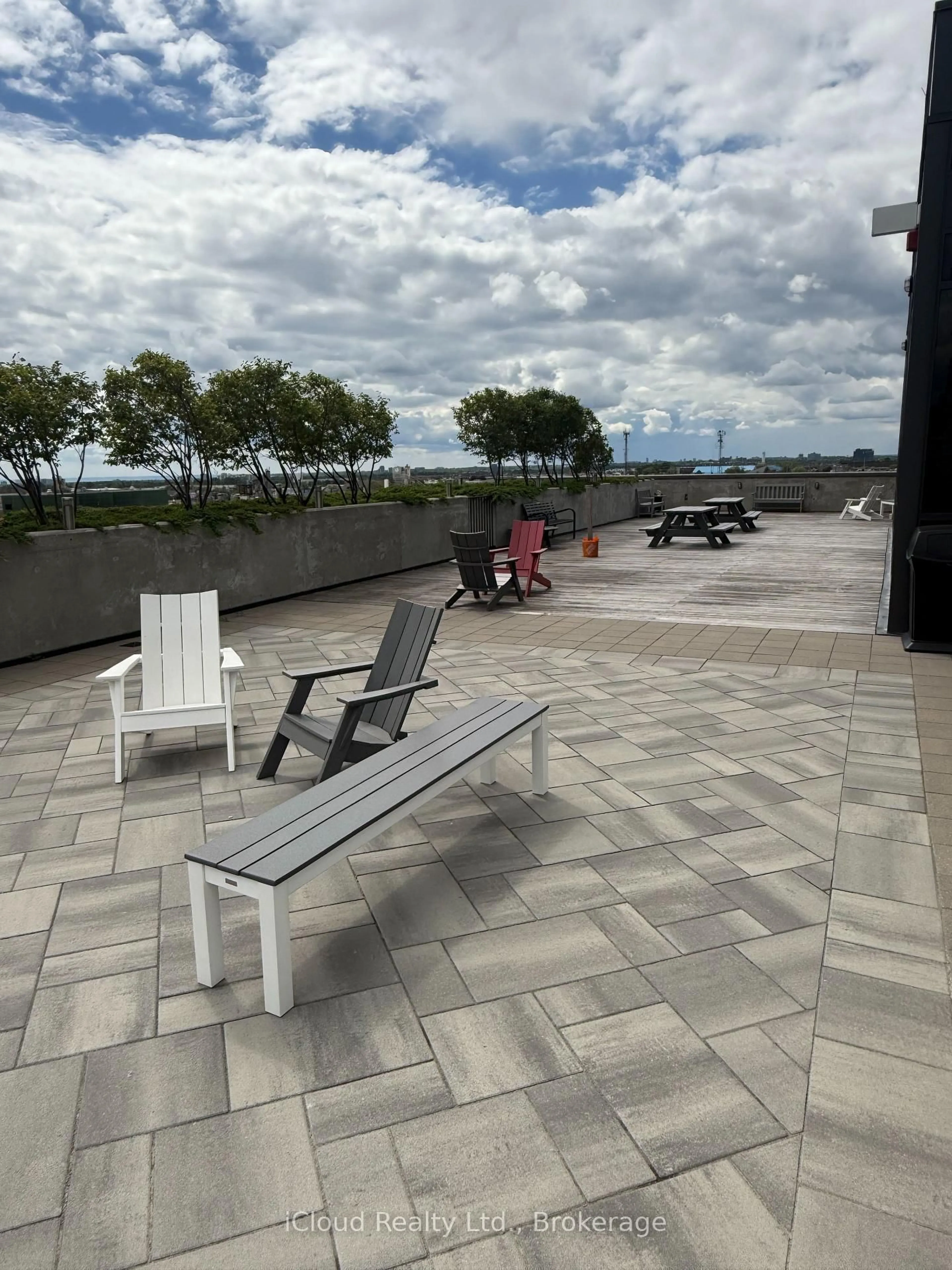 Patio, water/lake/river/ocean view for 3975 Grand Park Dr #2110, Mississauga Ontario L5B 0K4
