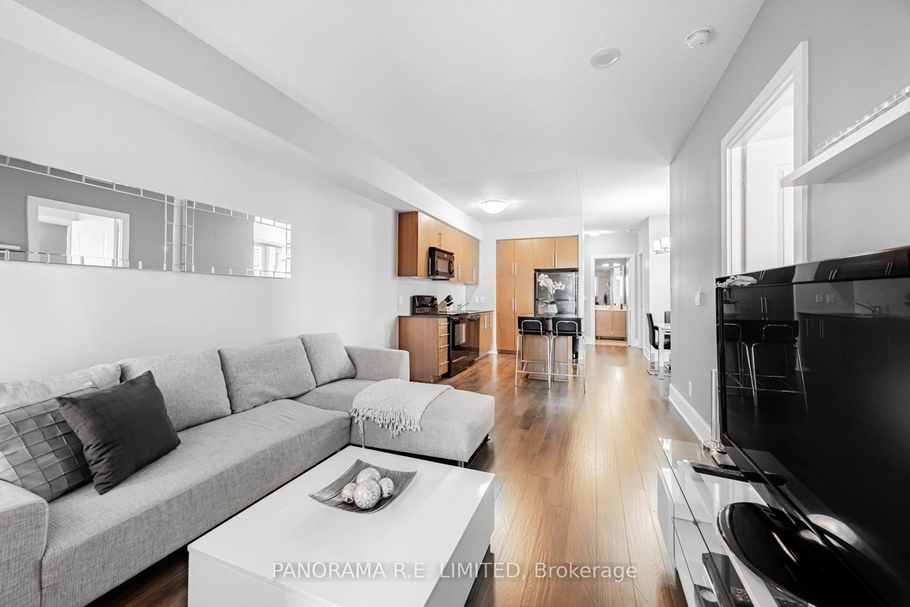Living room with furniture, unknown for 330 Burnhamthorpe Rd #203, Mississauga Ontario L5B 0E1