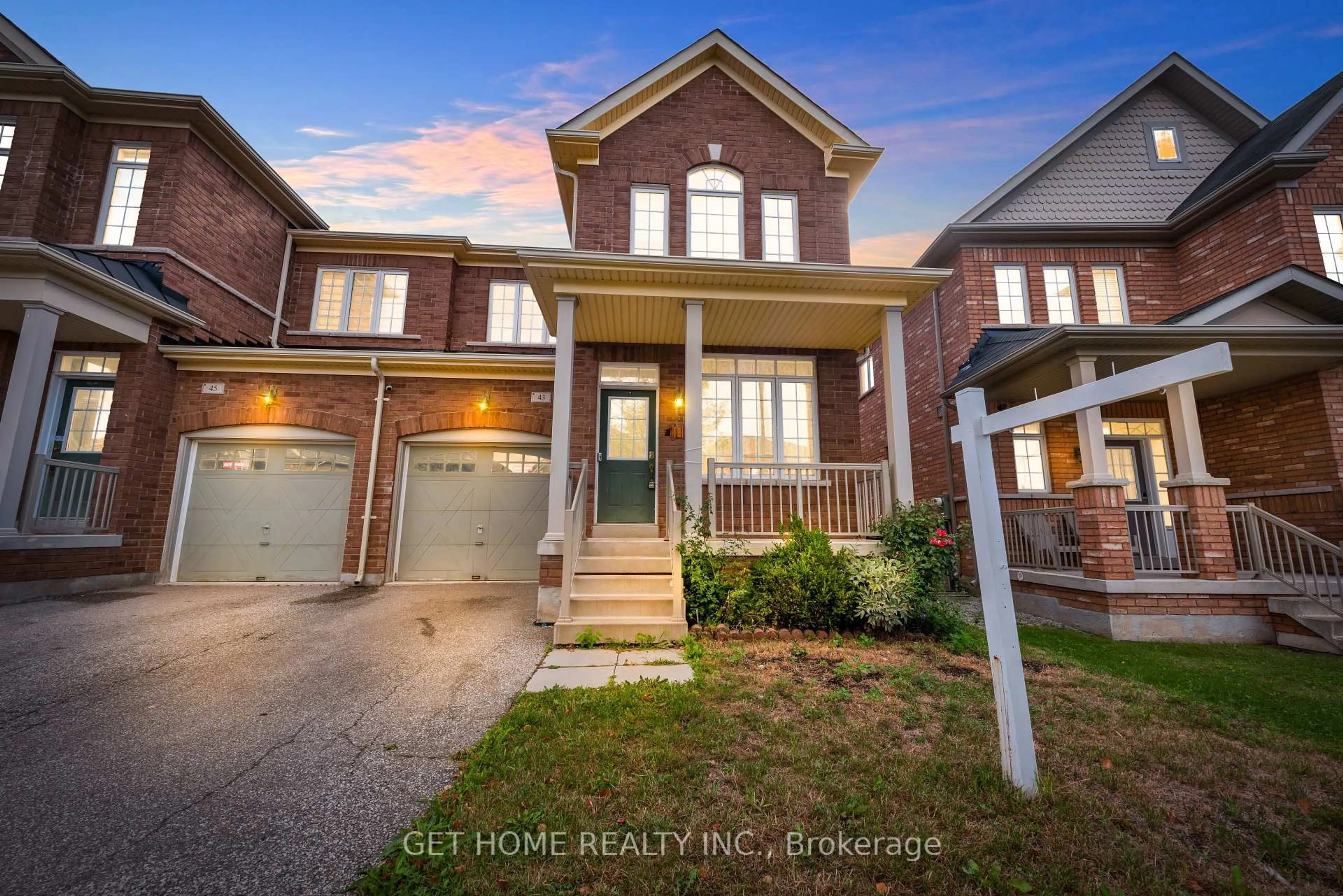 Home with brick exterior material, street for 43 Baby Pointe Tr, Brampton Ontario L7A 0W3