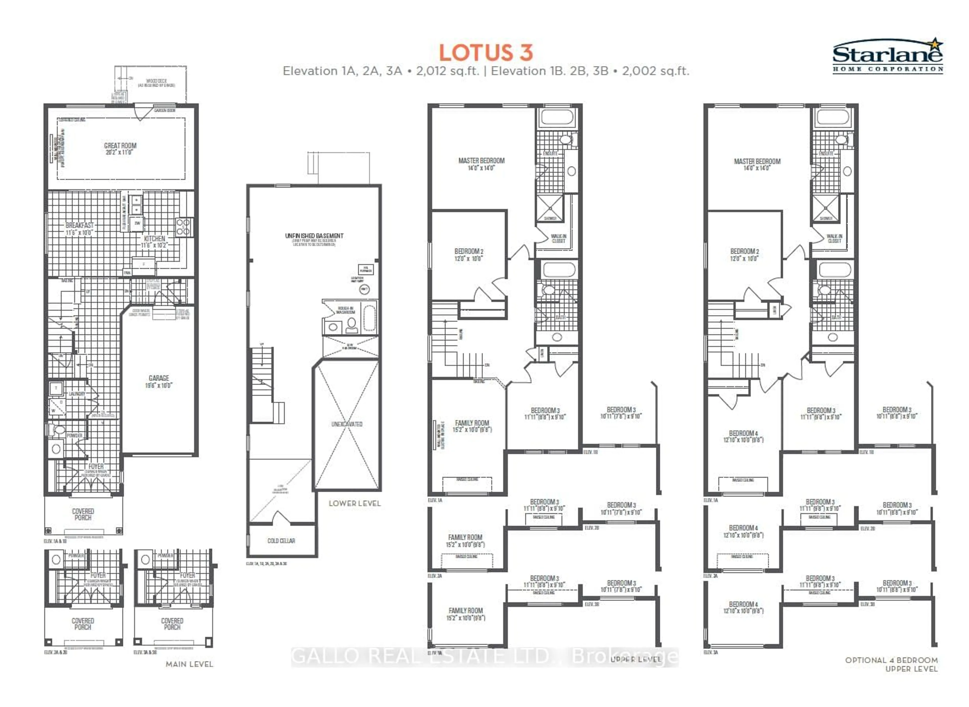 Floor plan for 3169 Crystal Dr #28R, Oakville Ontario L6M 0W8