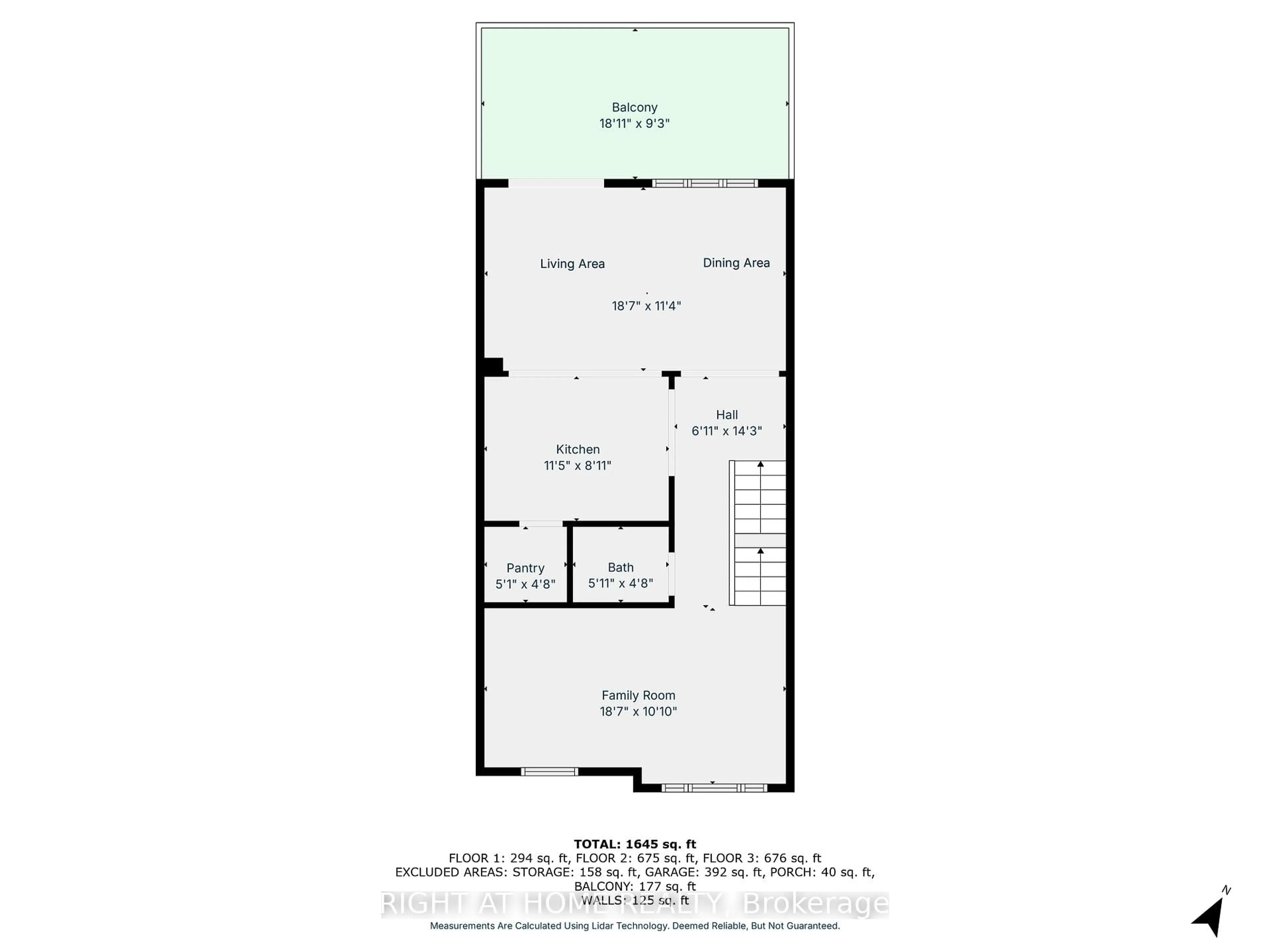 Floor plan for 18 Allium Rd, Brampton Ontario L7A 4H5