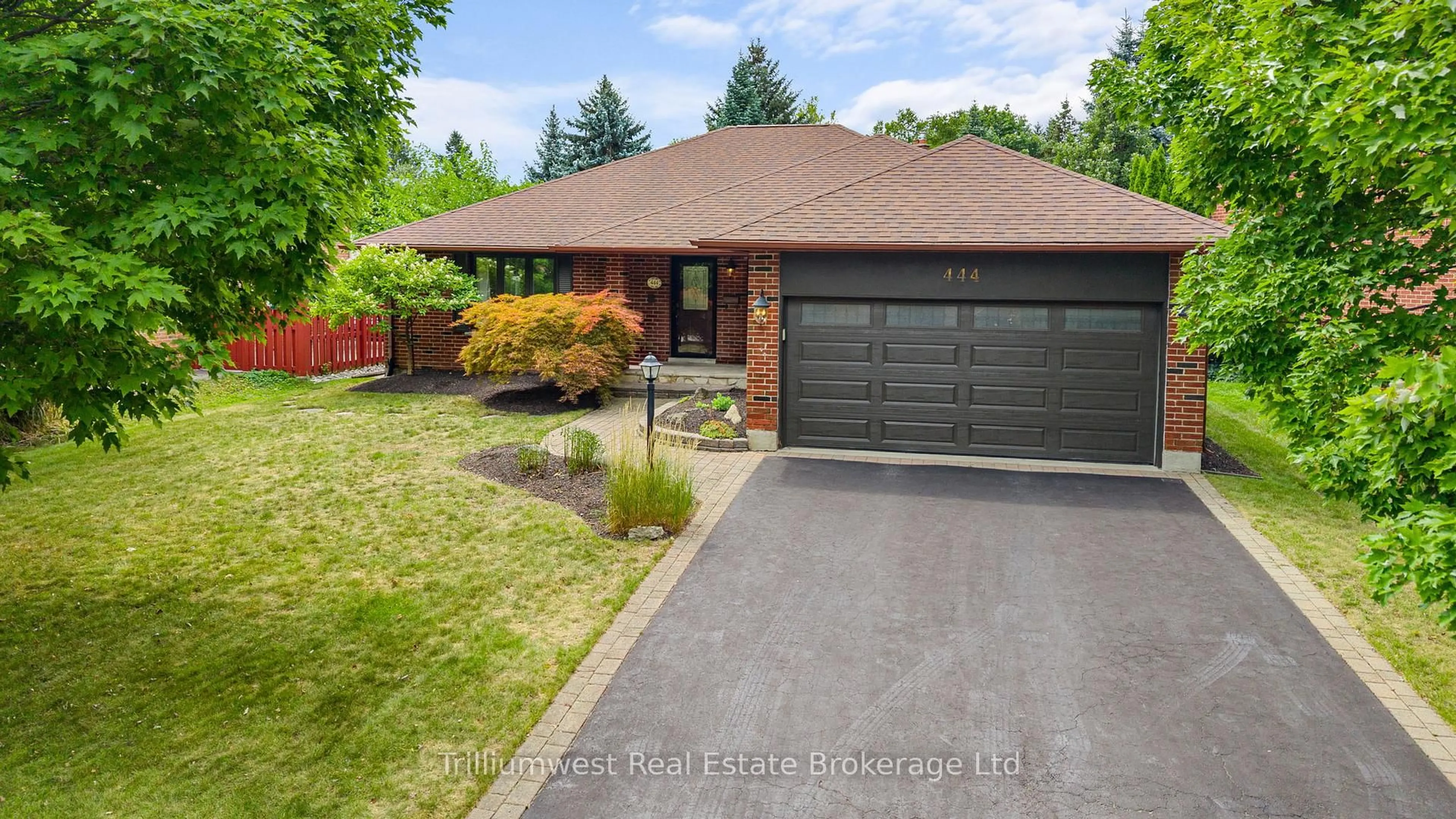 Home with brick exterior material, street for 444 Bonny Meadow Rd, Oakville Ontario L6J 6J2