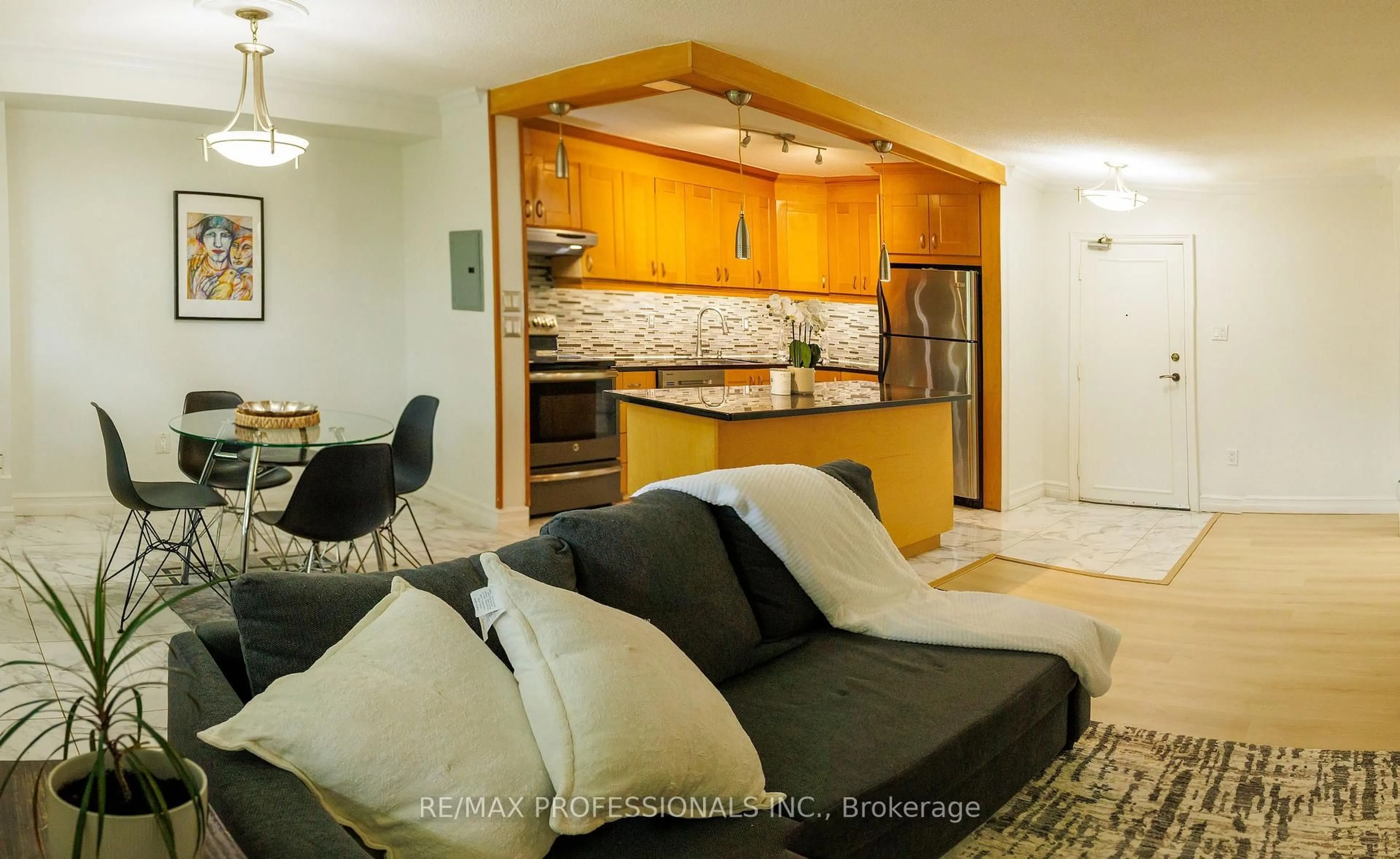 Open concept kitchen, unknown for 541 Blackthorn Ave #108, Toronto Ontario M6M 5A6