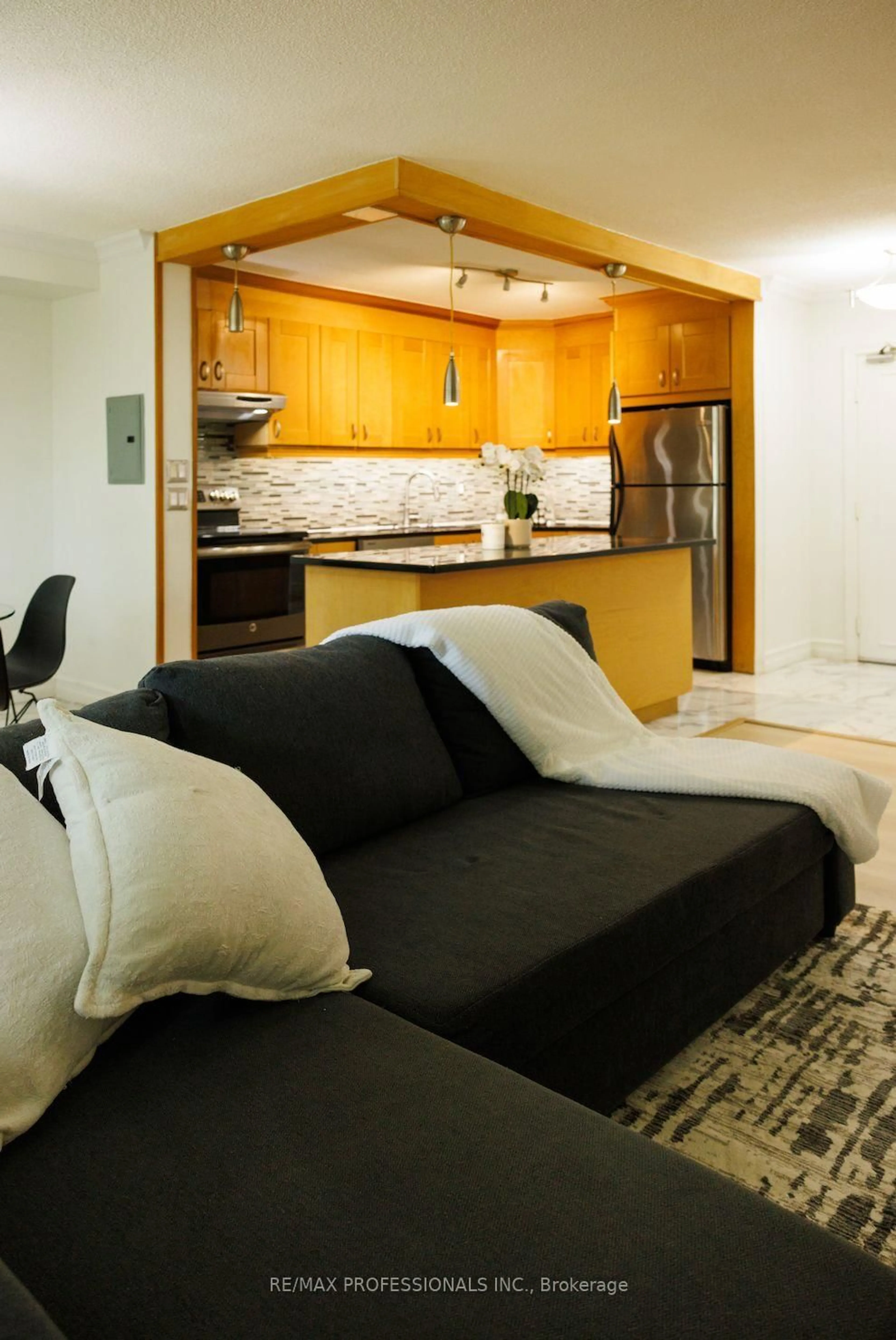 Living room with furniture, unknown for 541 Blackthorn Ave #108, Toronto Ontario M6M 5A6