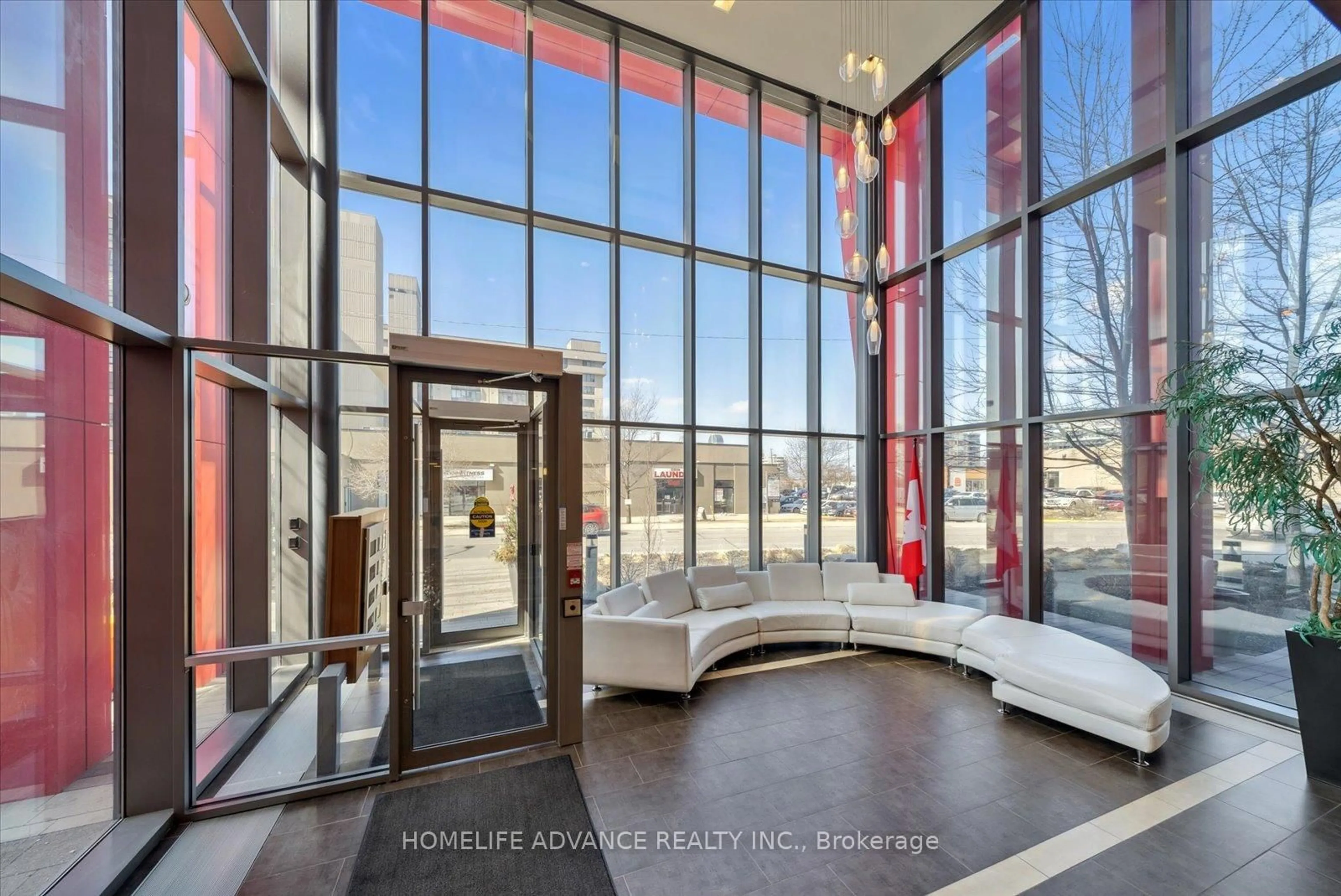 Indoor foyer for 15 James Finlay Way #1117, Toronto Ontario M3M 0B3