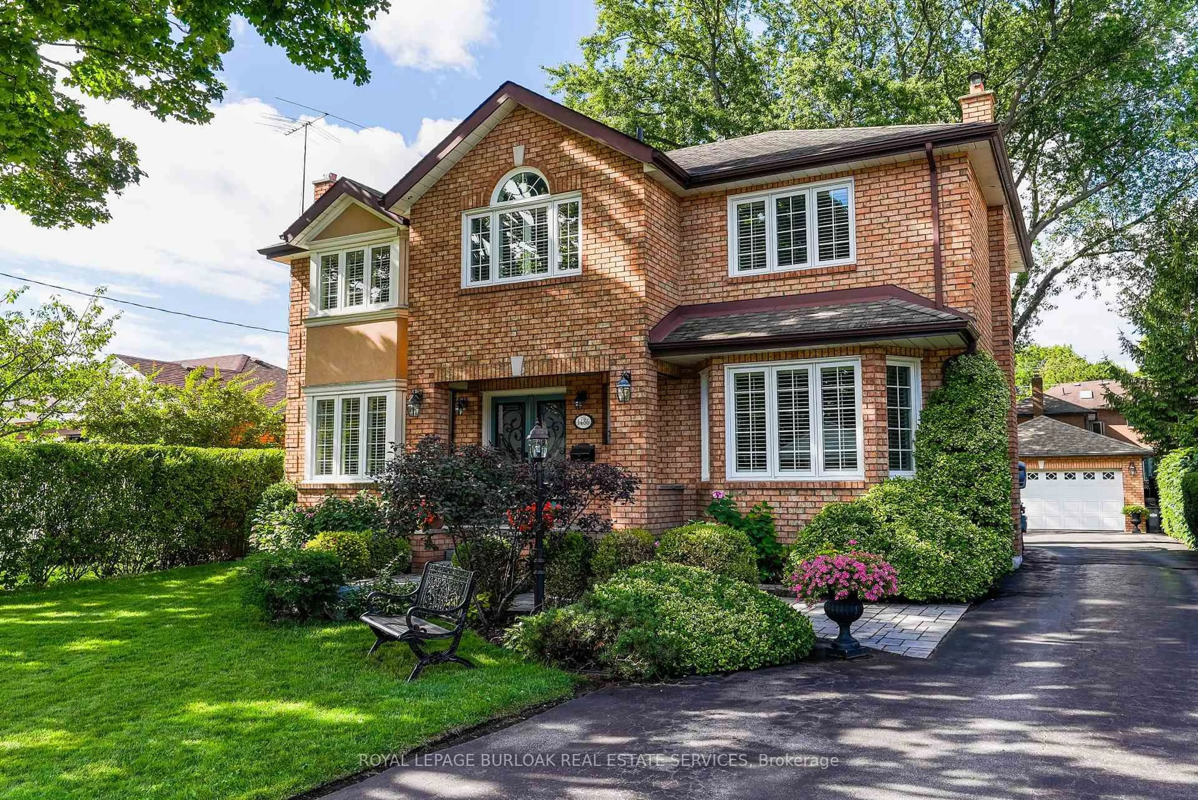 Home with brick exterior material, street for 1486 Myron Dr, Mississauga Ontario L5E 2N6