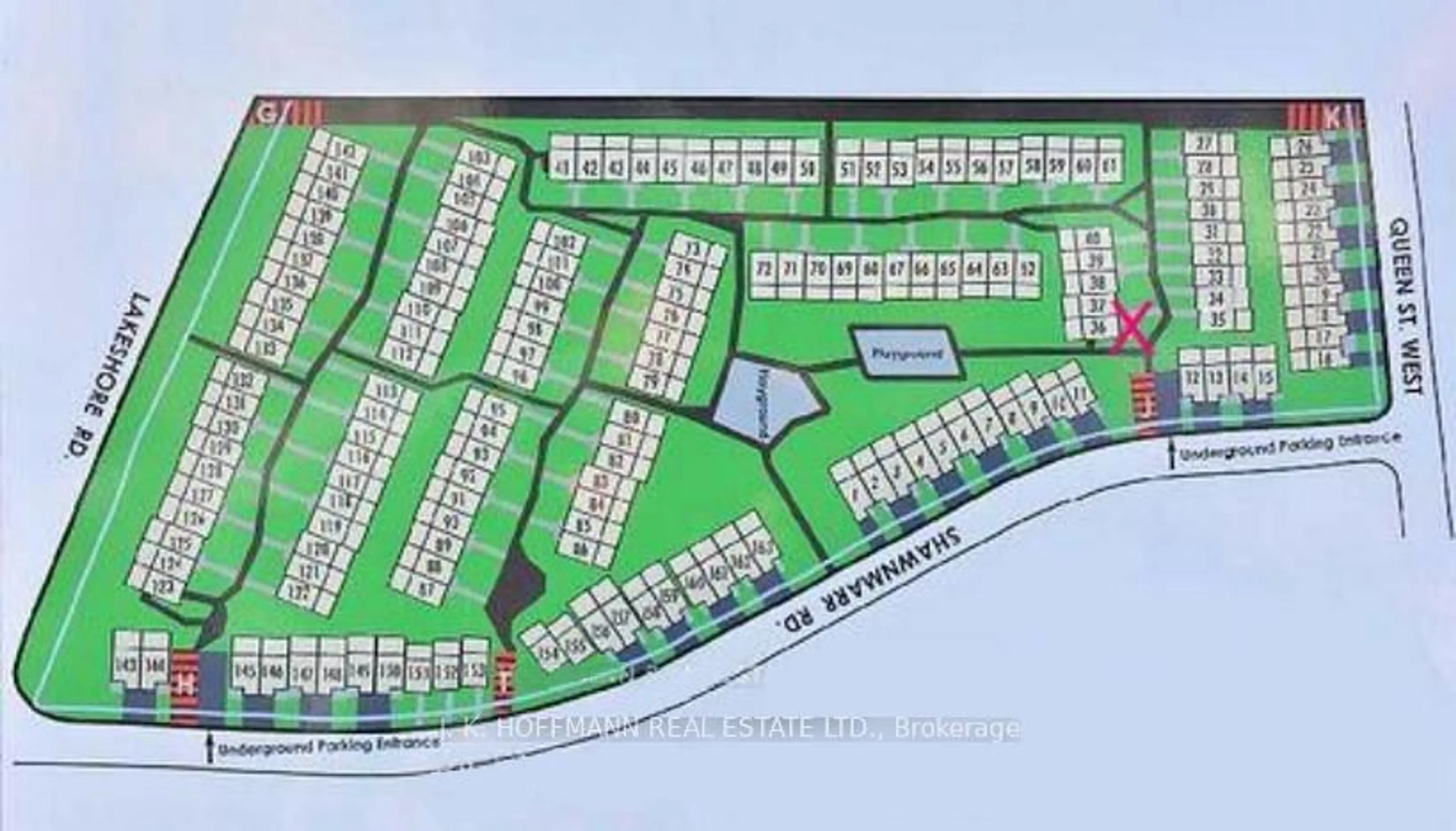 Floor plan for 1050 Shawnmarr Rd #36, Mississauga Ontario L5H 3V1
