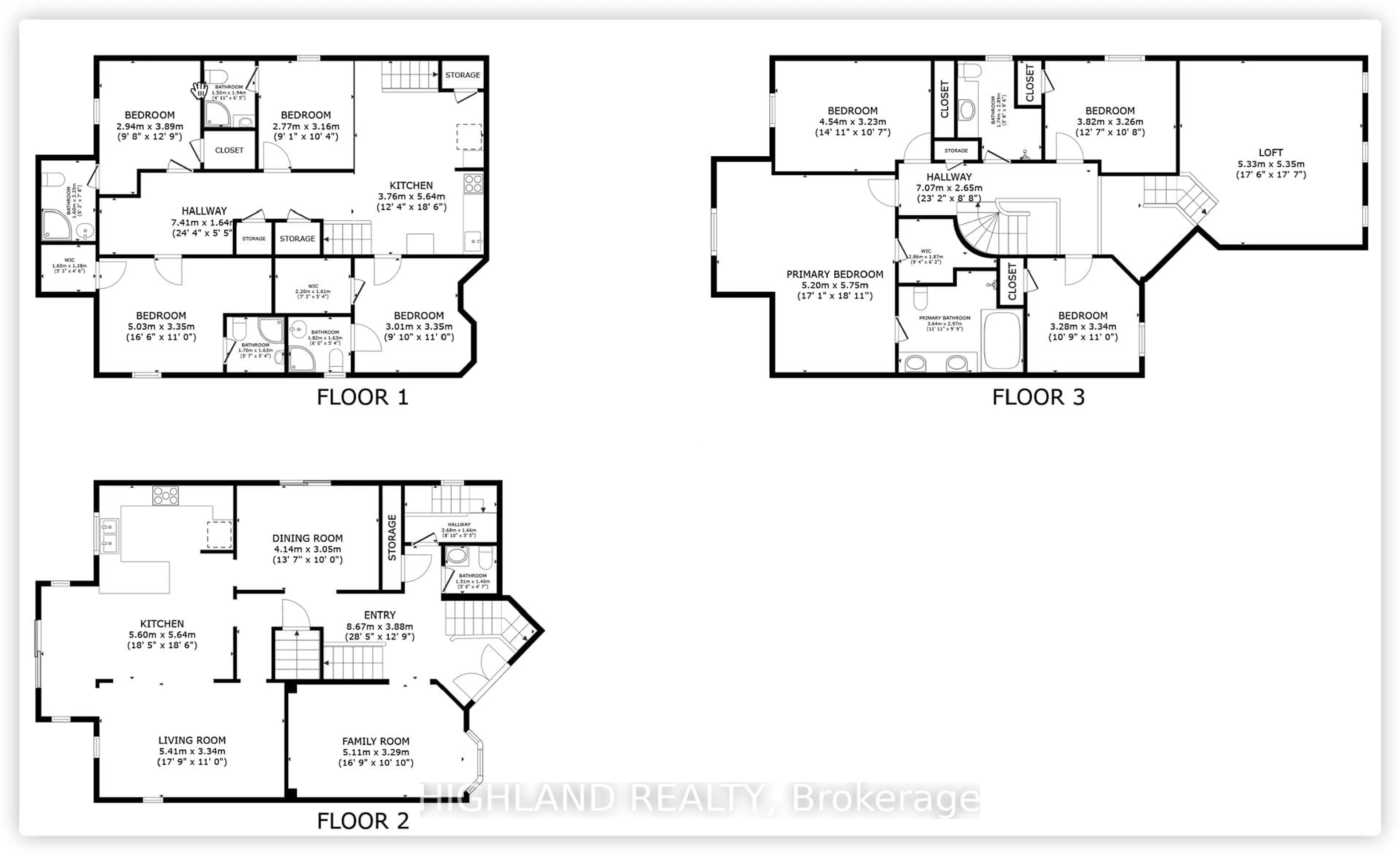Floor plan for 4781 Crystal Rose Dr, Mississauga Ontario L5V 1G9