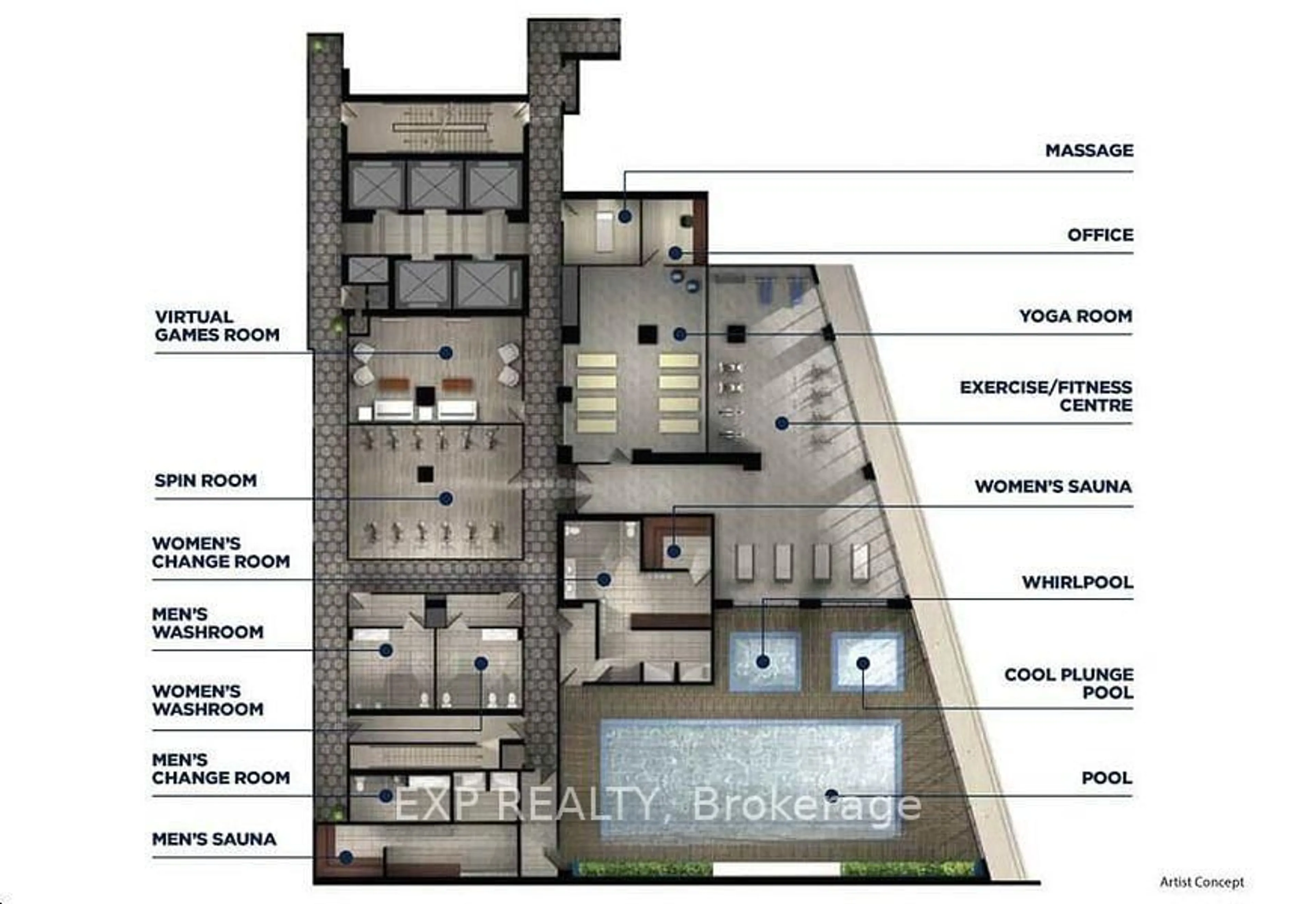 Floor plan for 39 Annie Craig Dr #602, Toronto Ontario M8V 0H1