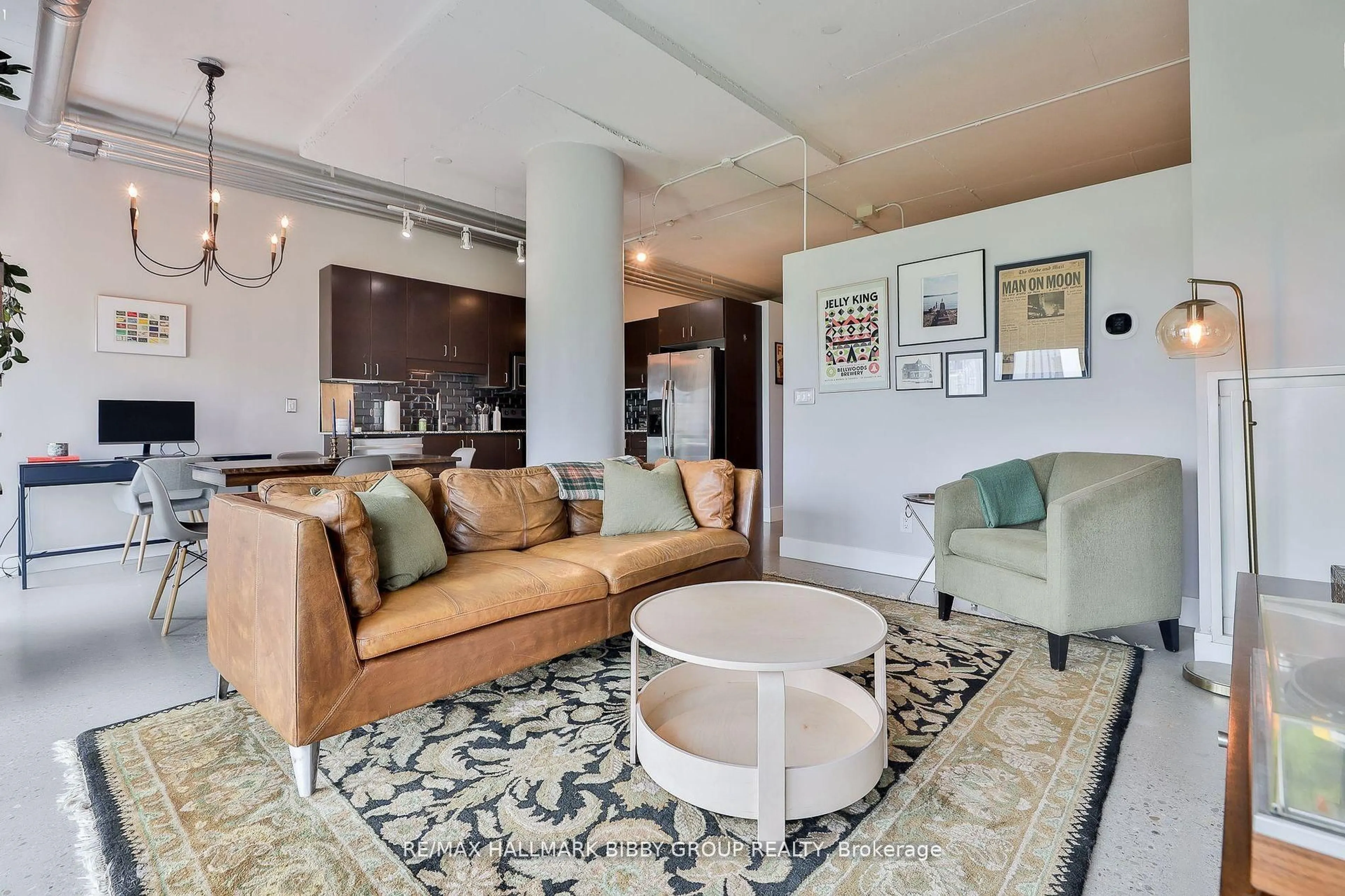 Living room with furniture, unknown for 2 Fieldway Rd #505, Toronto Ontario M8Z 3L2