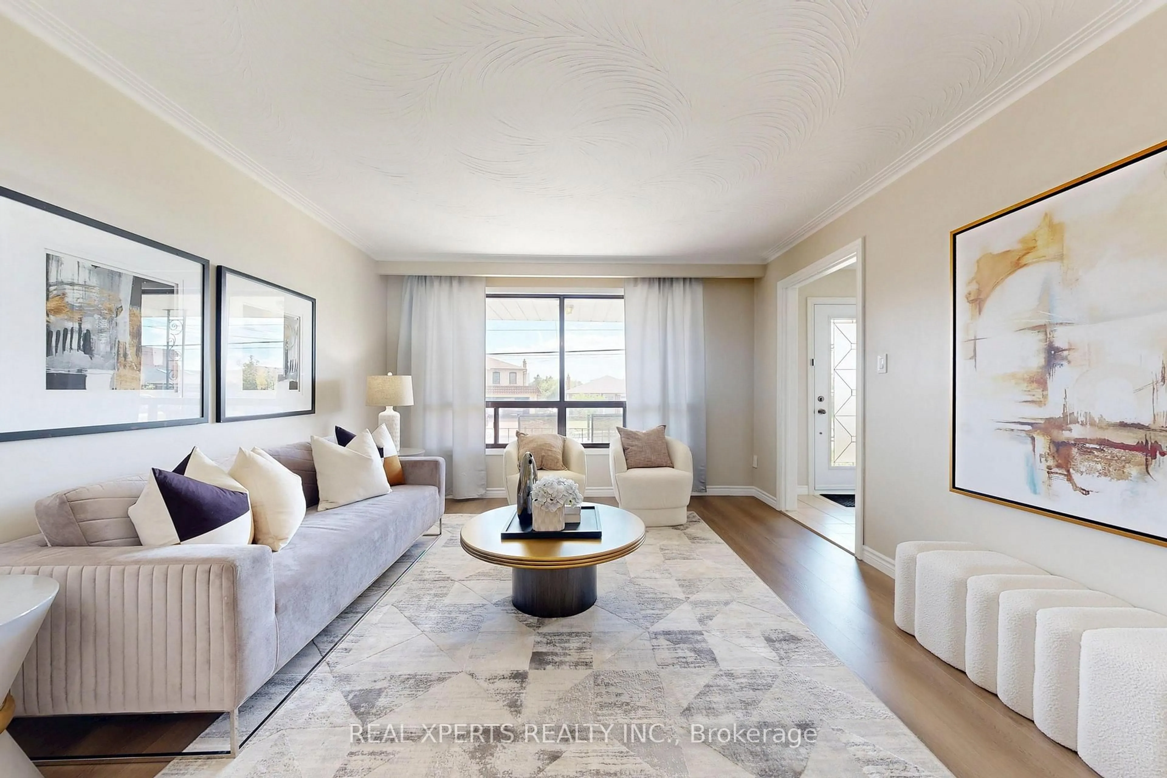 Living room with furniture, unknown for 240 Maple Leaf Dr, Toronto Ontario M6L 1P1