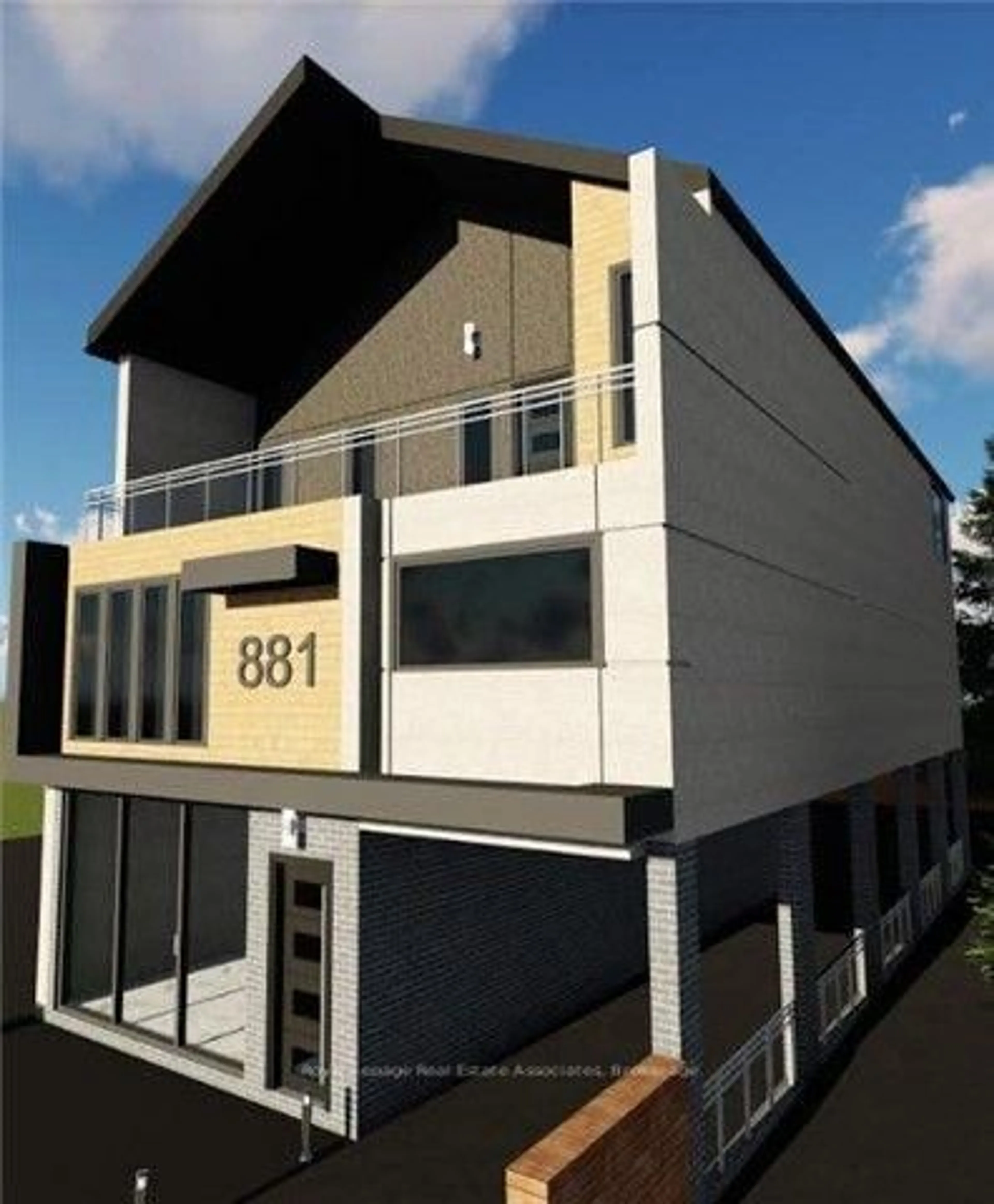 Home with vinyl exterior material, building for 881 Lakeshore Rd, Mississauga Ontario L5E 1E2