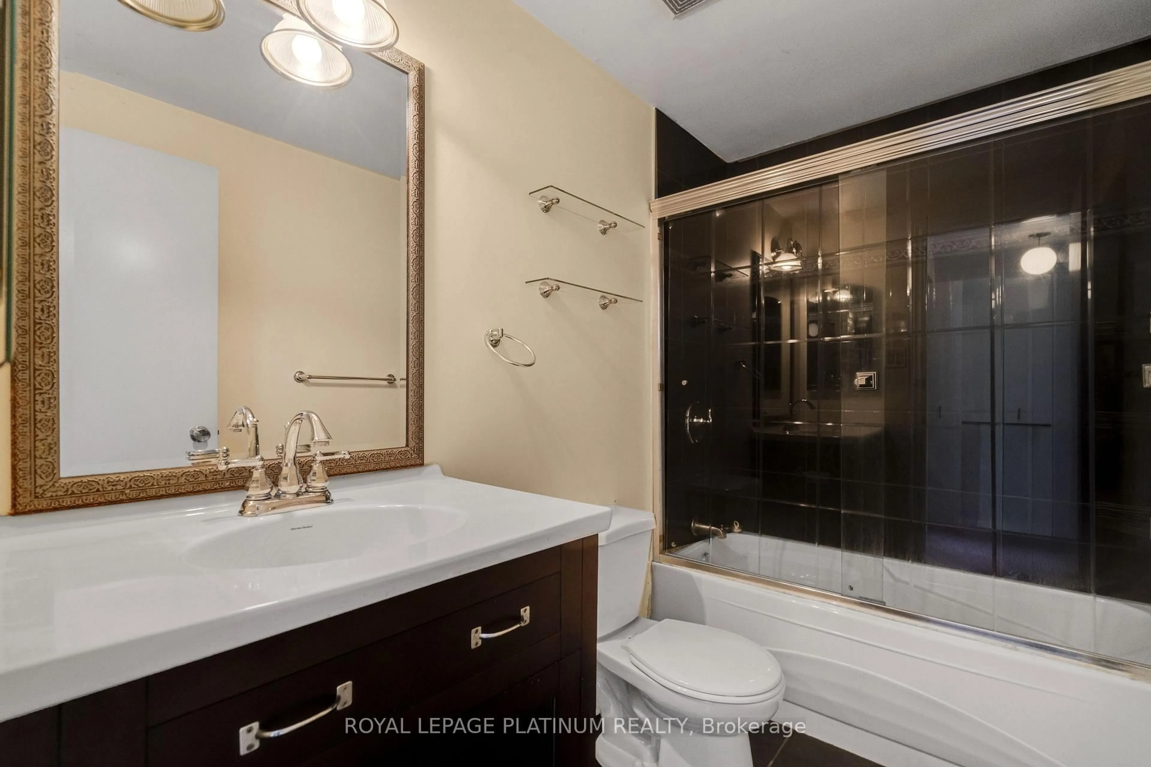 Contemporary bathroom, ceramic/tile floor for 246 John Garland Blvd #48, Toronto Ontario M9V 1N8