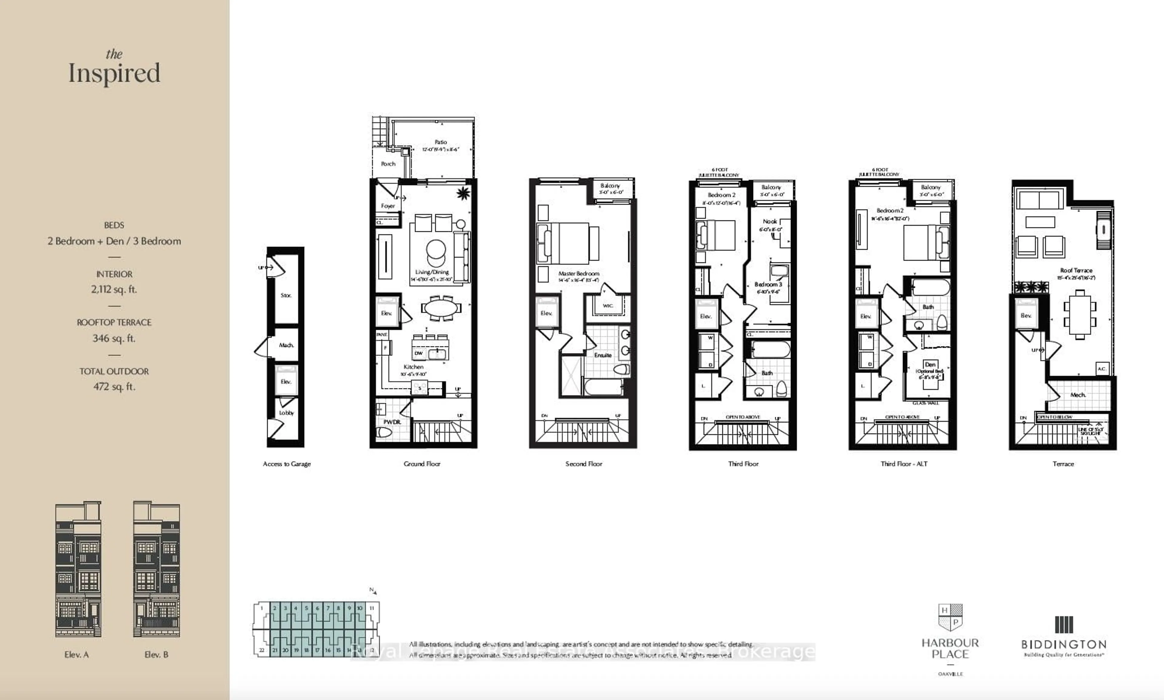 Floor plan for 95 Brookfield Rd #10, Oakville Ontario L6K 2Y8