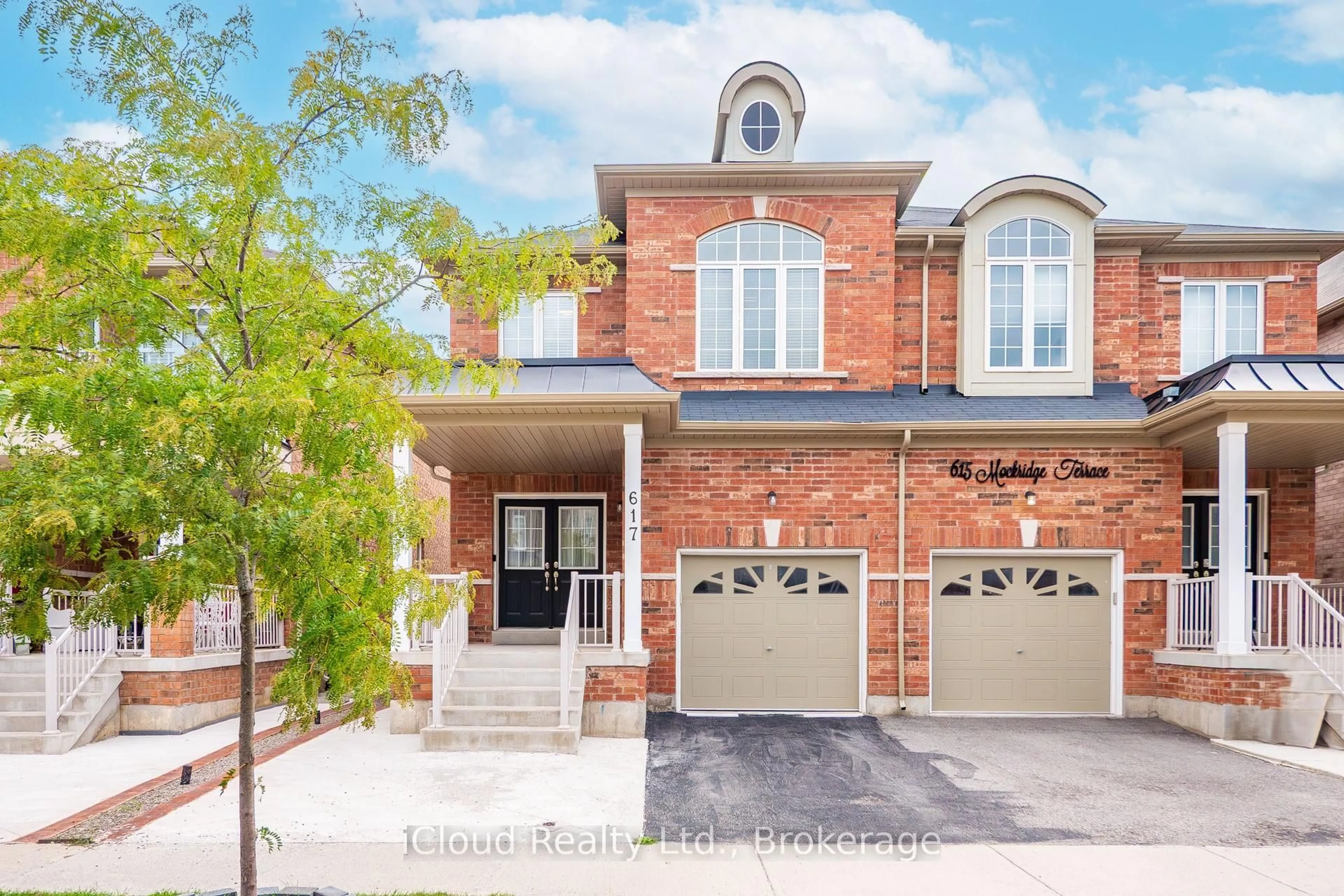 Home with brick exterior material, street for 617 Mockridge Terr, Milton Ontario L9T 7V2
