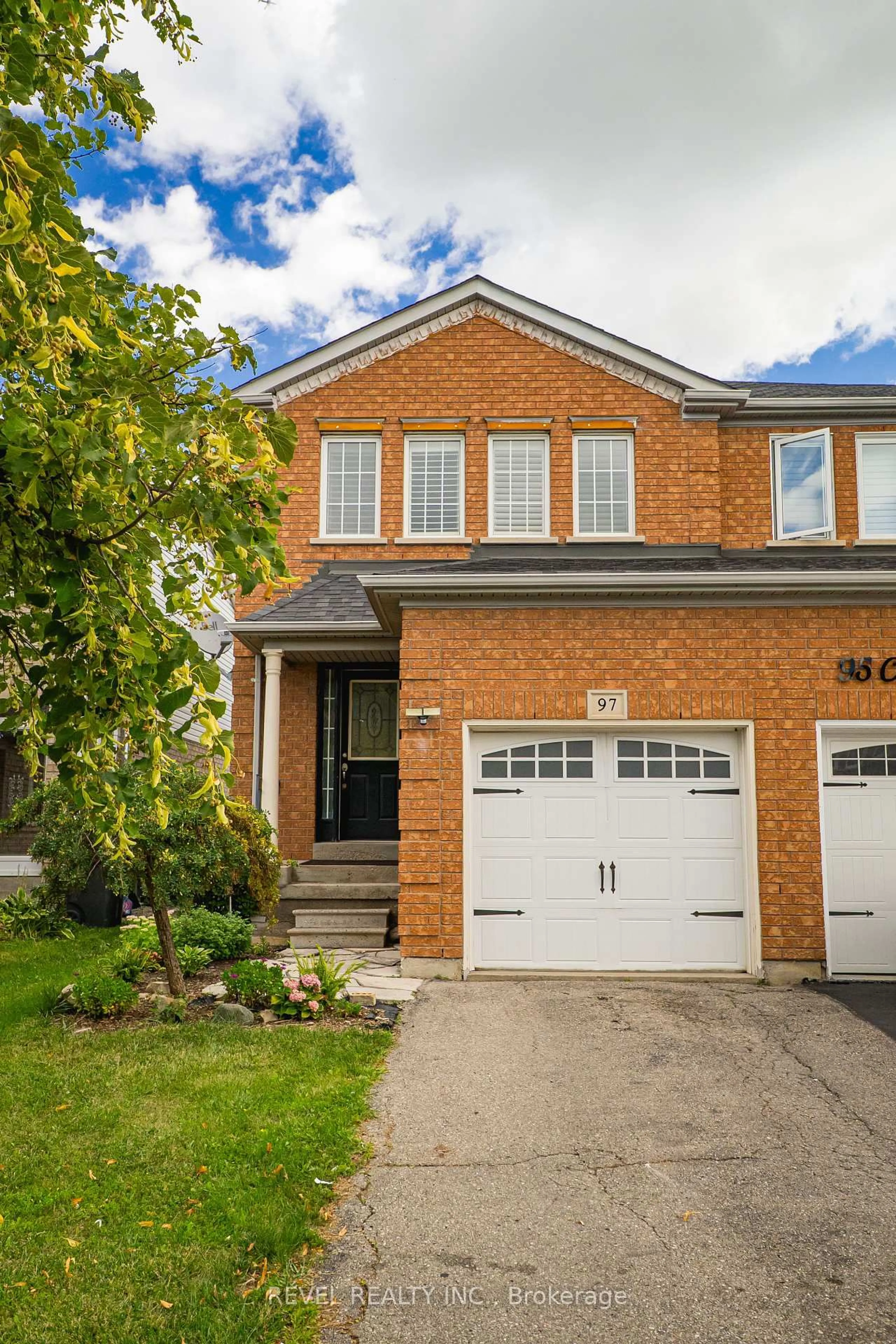 Home with brick exterior material, street for 97 Cordgrass Cres, Brampton Ontario L6R 1Z8