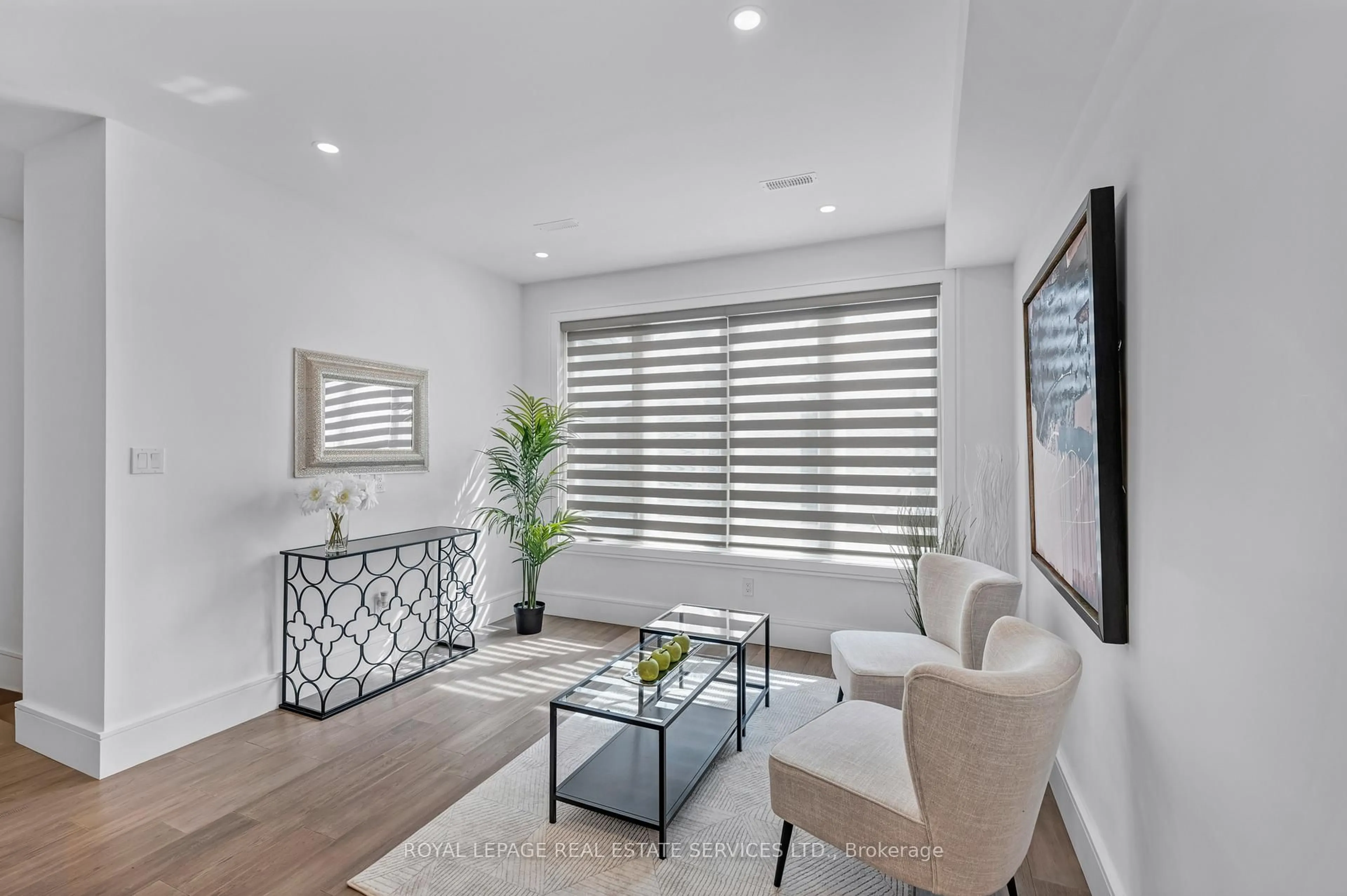 Living room with furniture, unknown for 8 Branch Ave, Toronto Ontario M8W 1M7