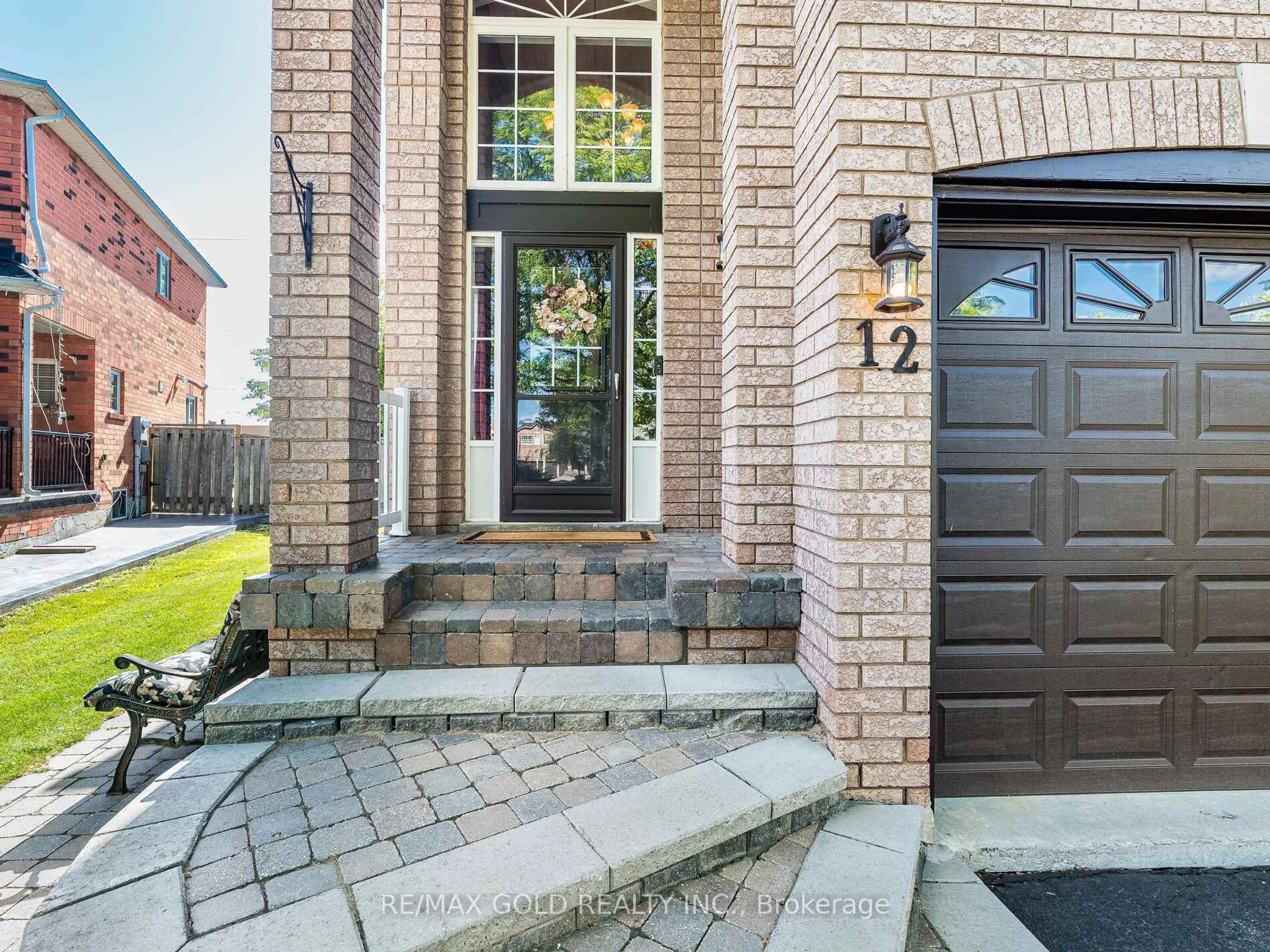 Home with brick exterior material, street for 12 Twin Willow Cres, Brampton Ontario L7A 1J9