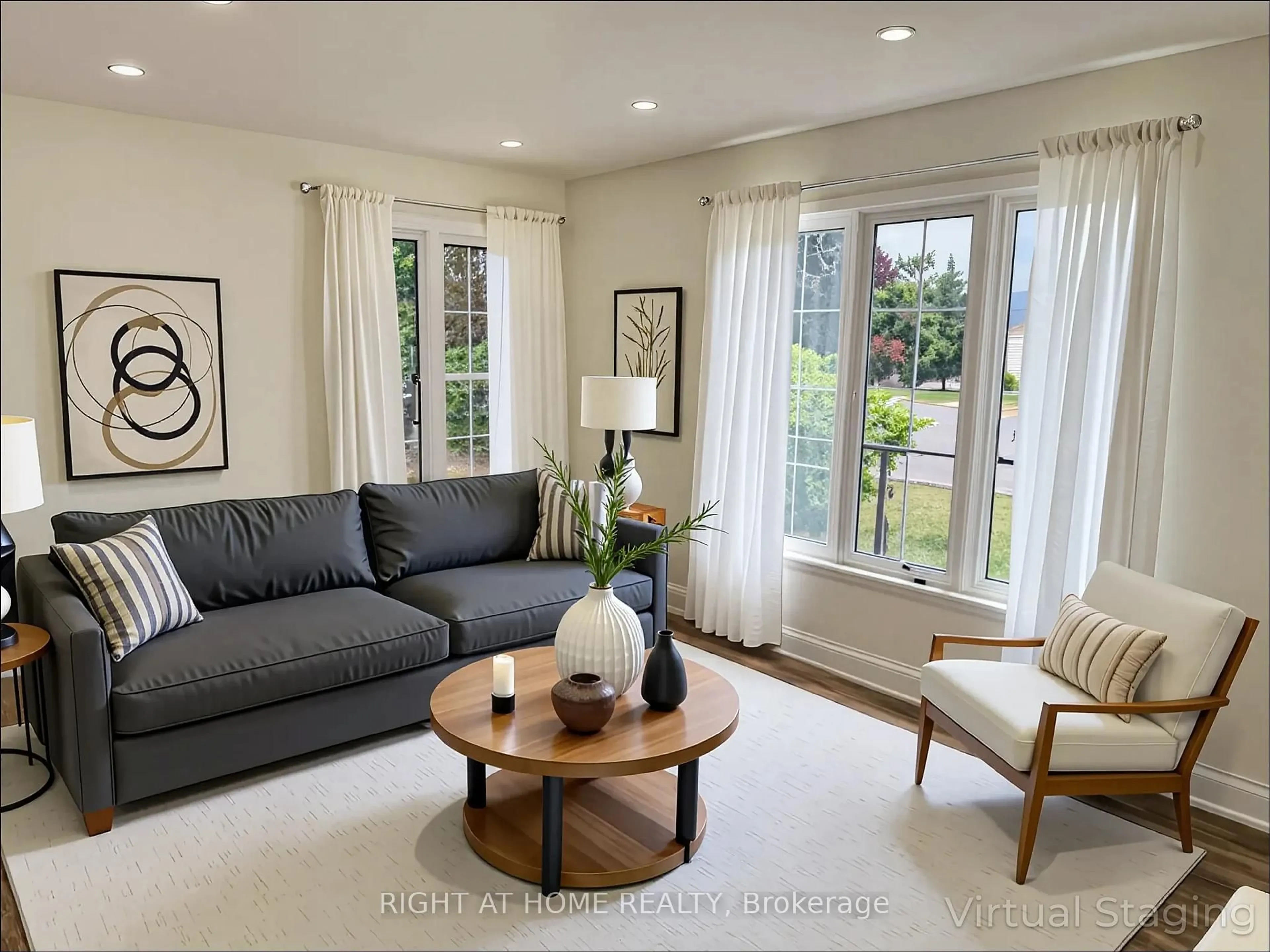 Living room with furniture, unknown for 32 Hocken Crt, Brampton Ontario L6R 2T7