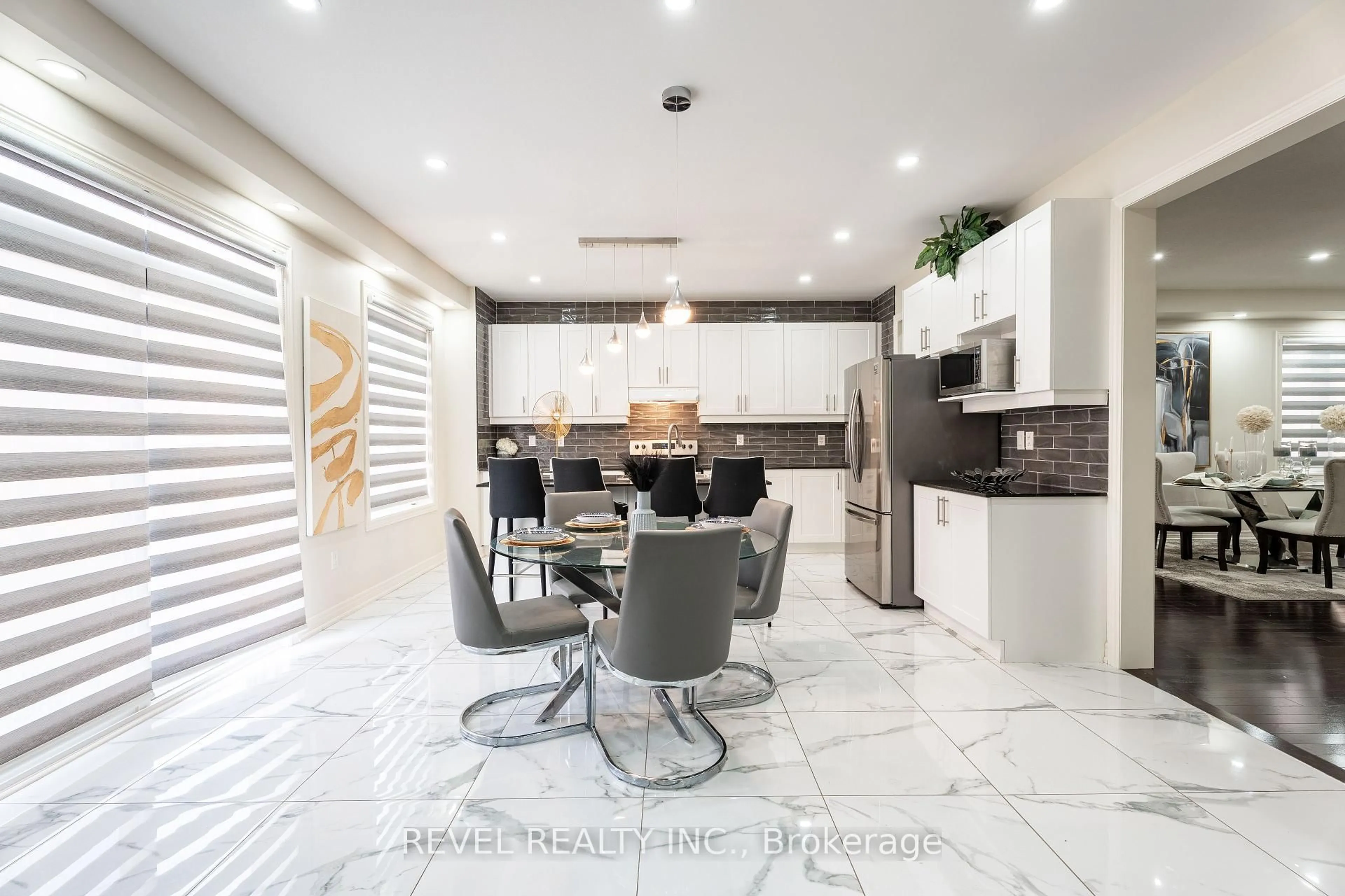 Contemporary kitchen, ceramic/tile floor for 555 Veterans Dr, Brampton Ontario L7A 5A6