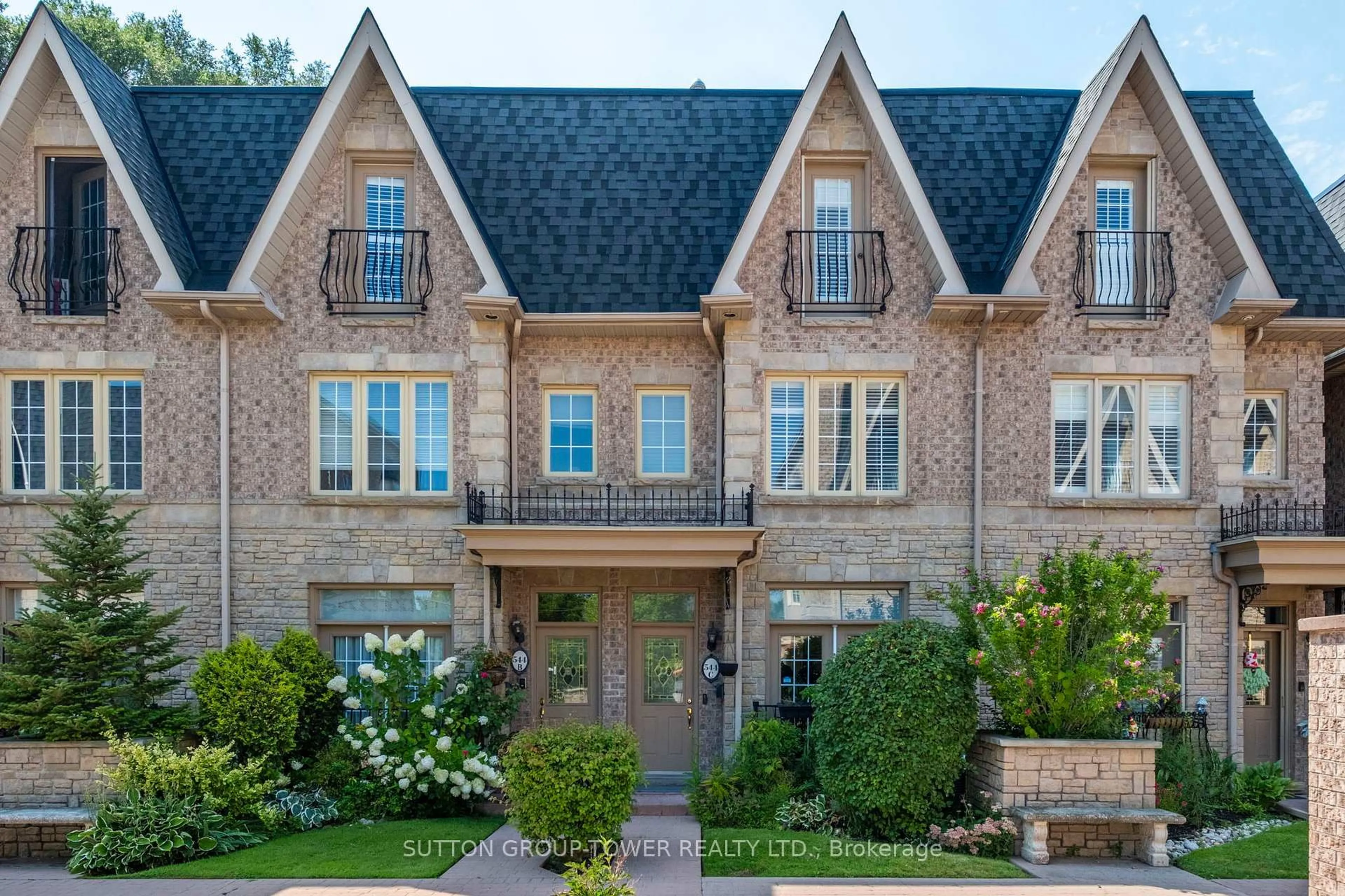 Home with brick exterior material, street for 544C Scarlett Rd #11, Toronto Ontario M9P 2S2