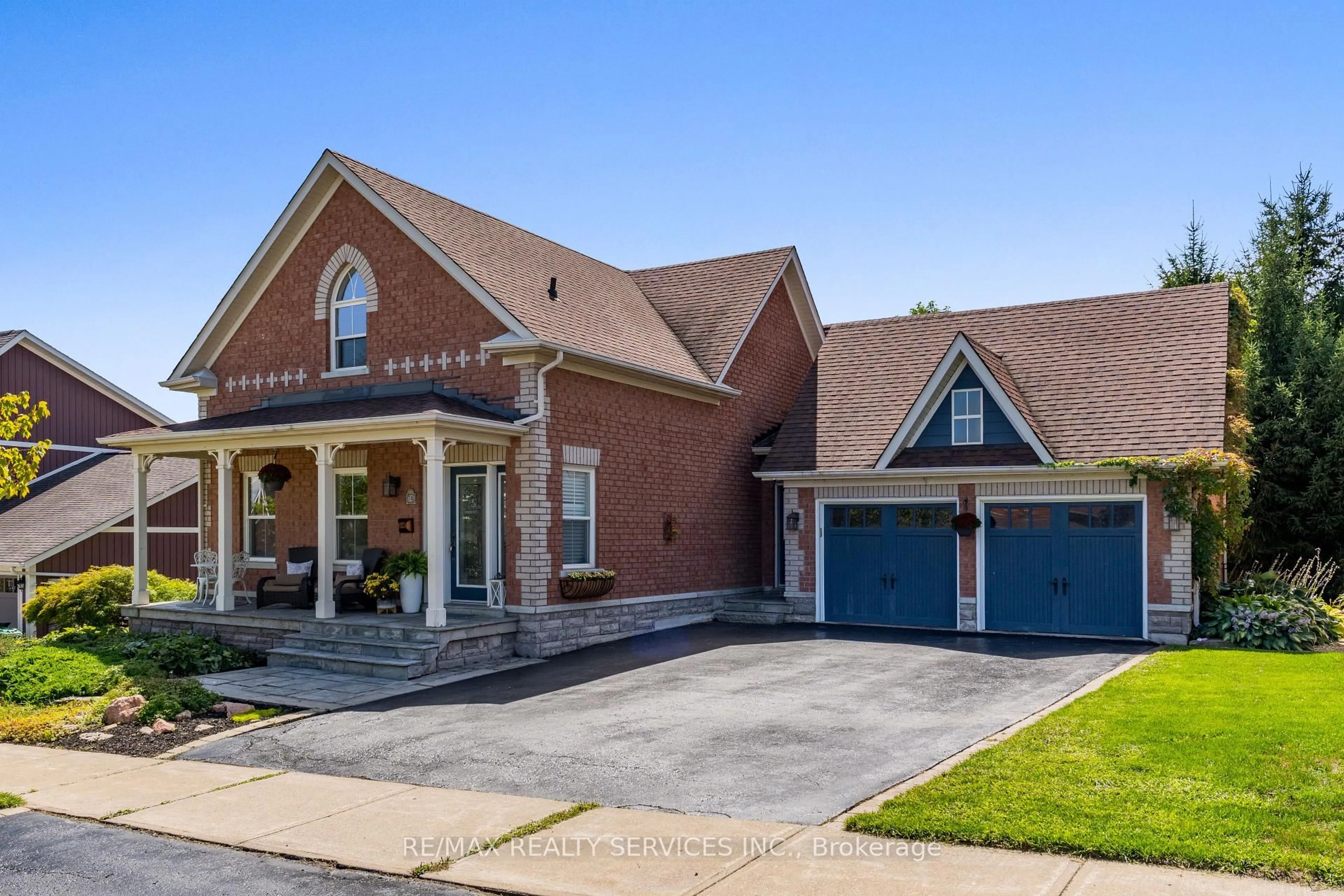 Home with brick exterior material, street for 74 North Riverdale Dr, Caledon Ontario L7C 1L1