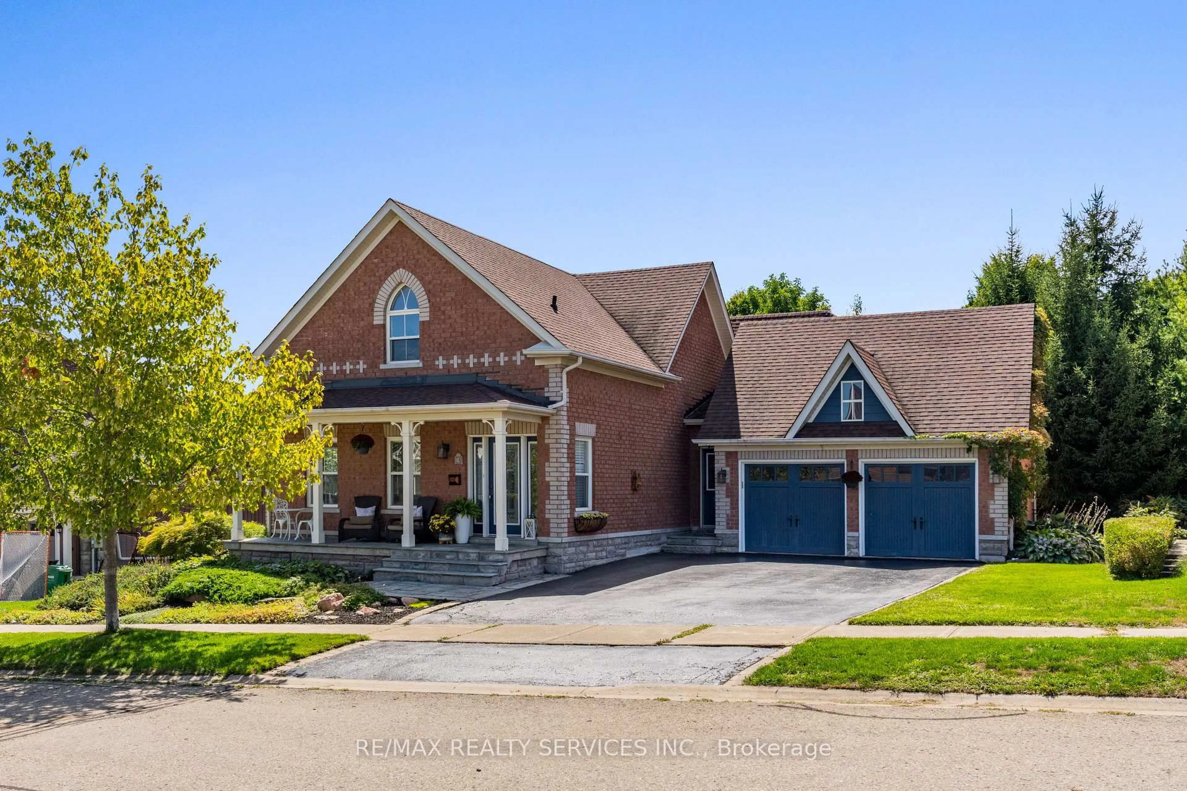 Home with brick exterior material, street for 74 North Riverdale Dr, Caledon Ontario L7C 1L1