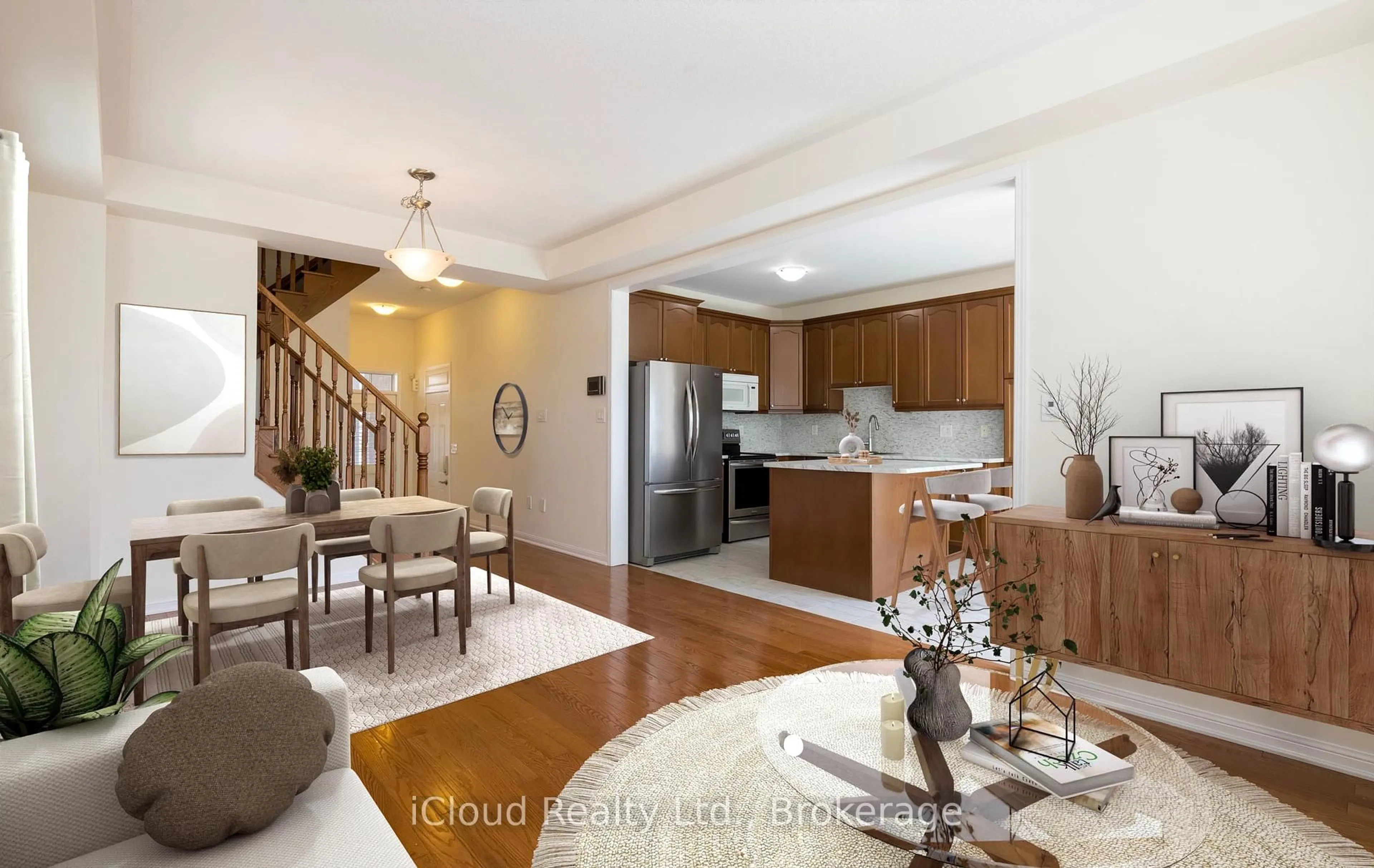 Open concept kitchen, unknown for 4 Robert Parkinson Dr, Brampton Ontario L7A 0Y3